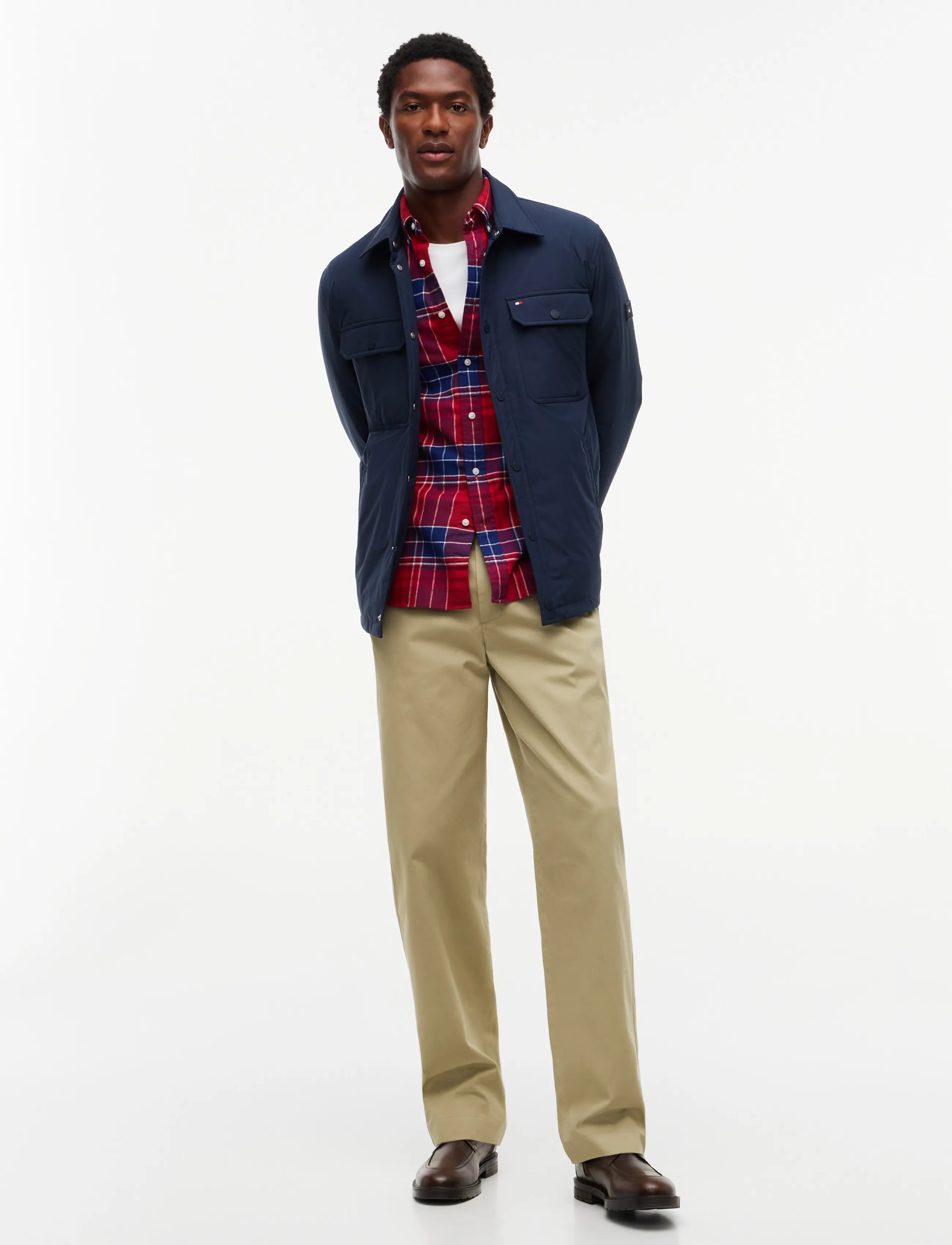 Tommy Hilfiger - PACKABLE LW SHIRT JACKET - höstjackor - navy blue - 5