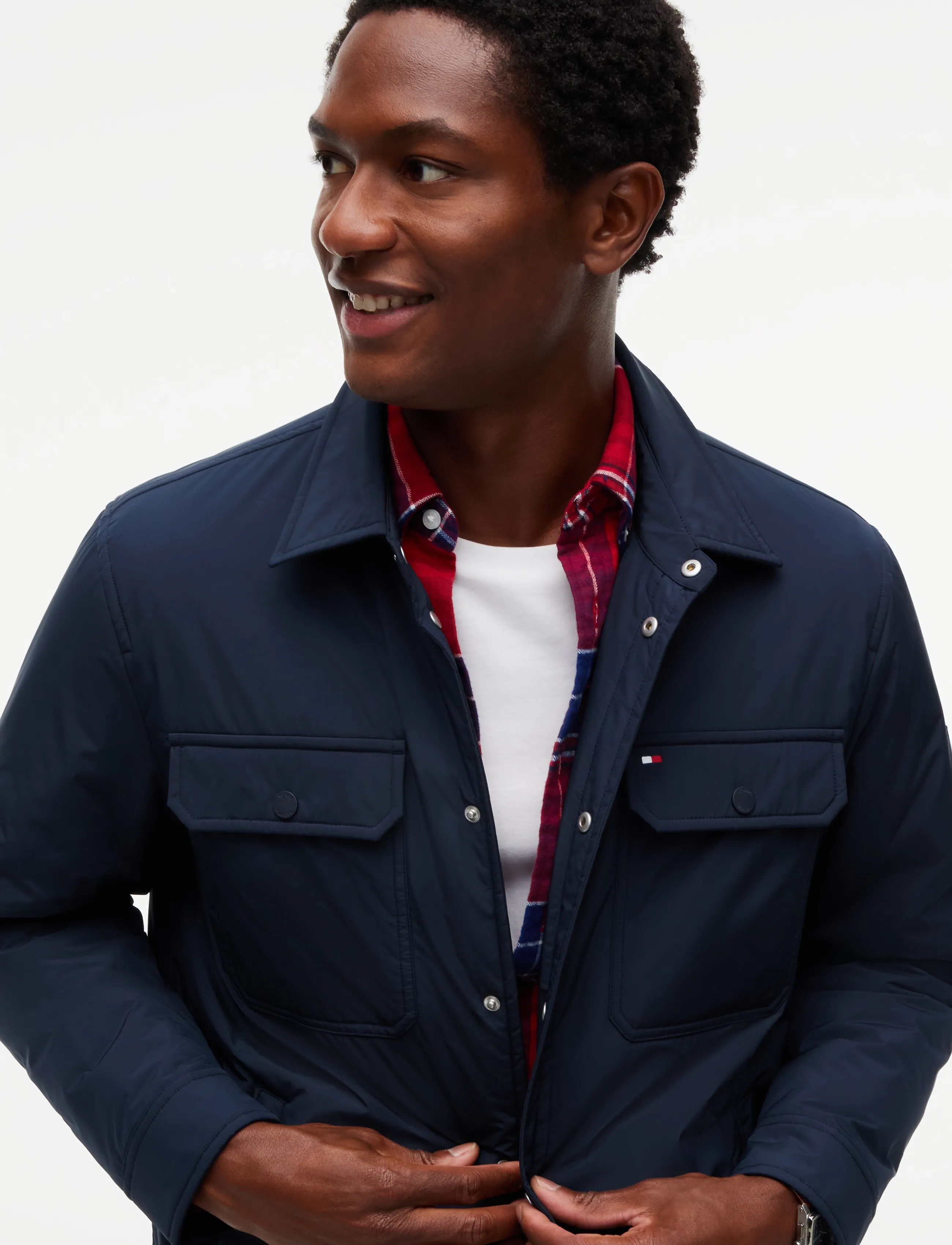 TOMMY HILFIGER Packable Lw Shirt Jacket jackor herr – bild 5