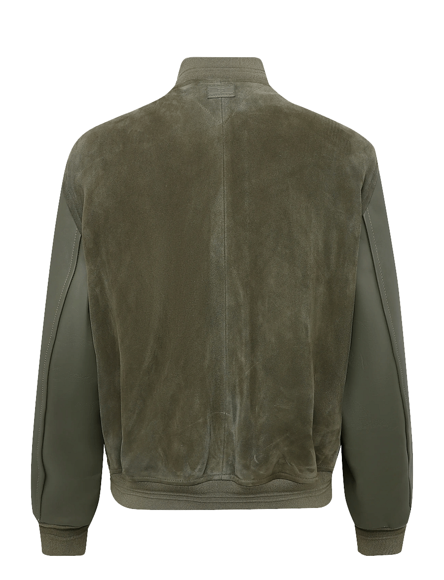 Tommy Hilfiger - SUEDE VARSITY - kolledžijakid - platinum olive - 2
