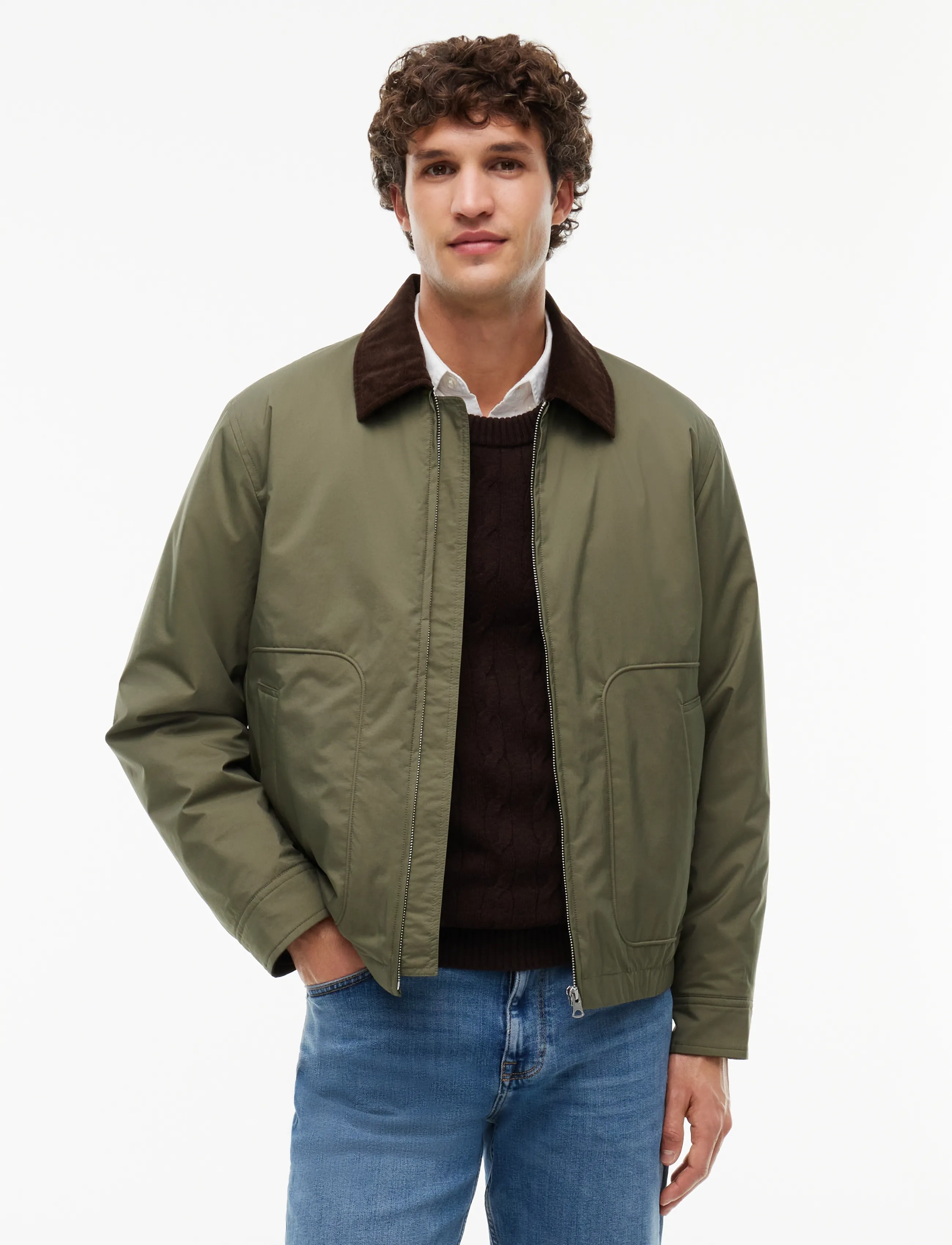 Tommy Hilfiger SURPLUS PADDED IVY - Tøj - GHOST FERN / khaki/green