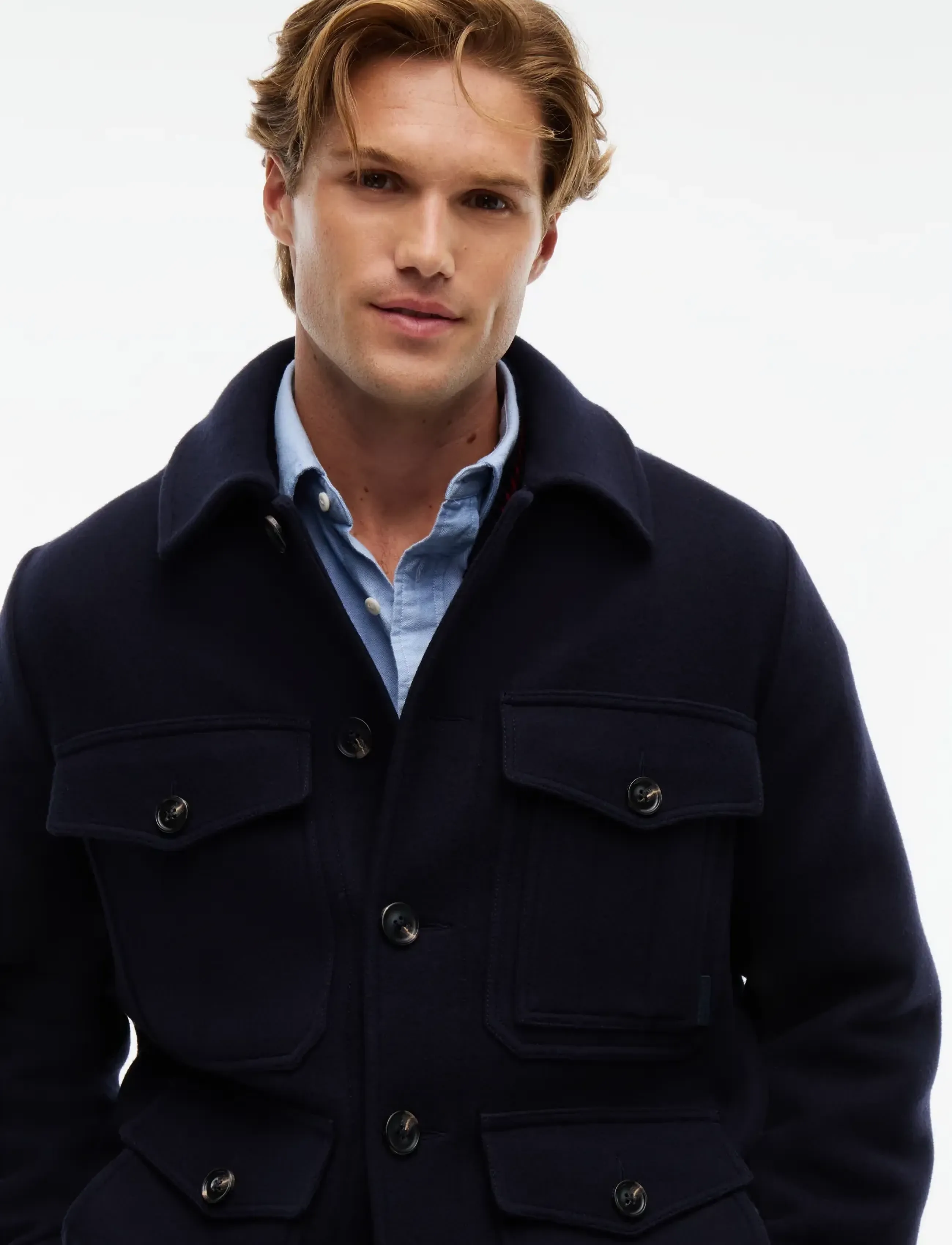 Tommy Hilfiger - WOOL 4 POCKET JACKET - wool jackets - navy blue - 5