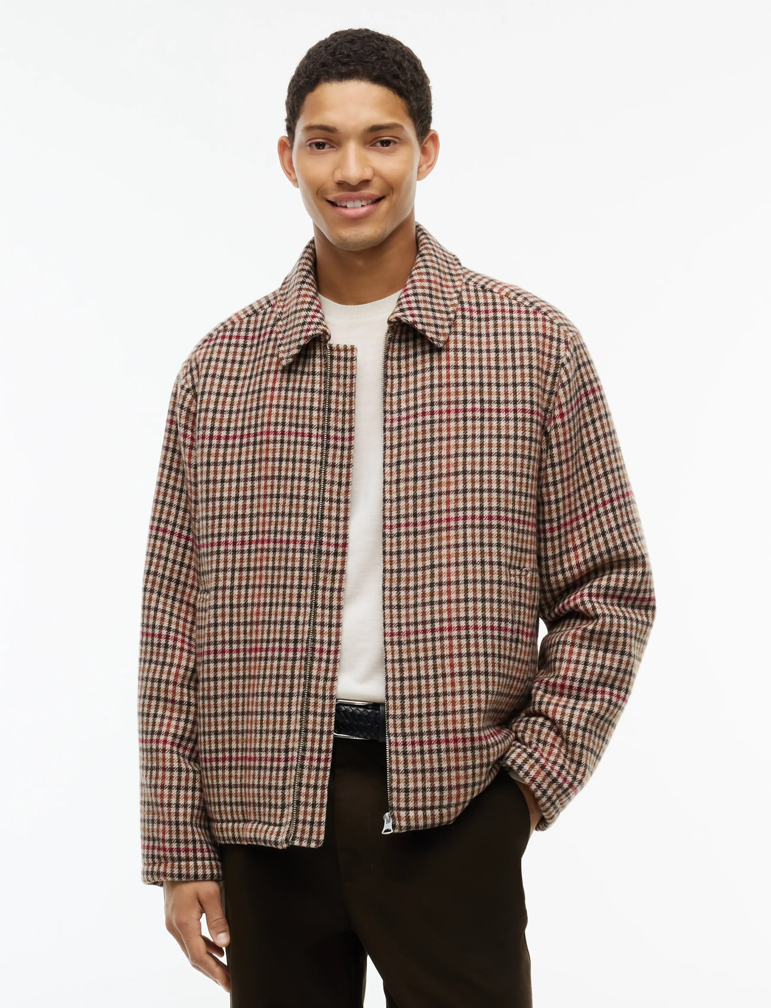 Tommy Hilfiger WOOL CHECK IVY - Säsongens färger - BROWN CHECK / brown