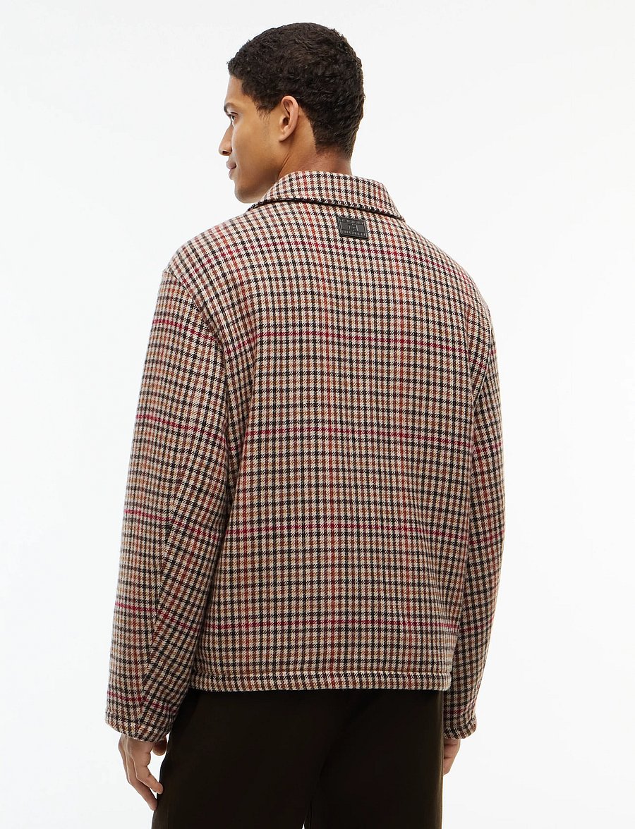 Tommy Hilfiger - WOOL CHECK IVY - wolljacken - brown check - 2
