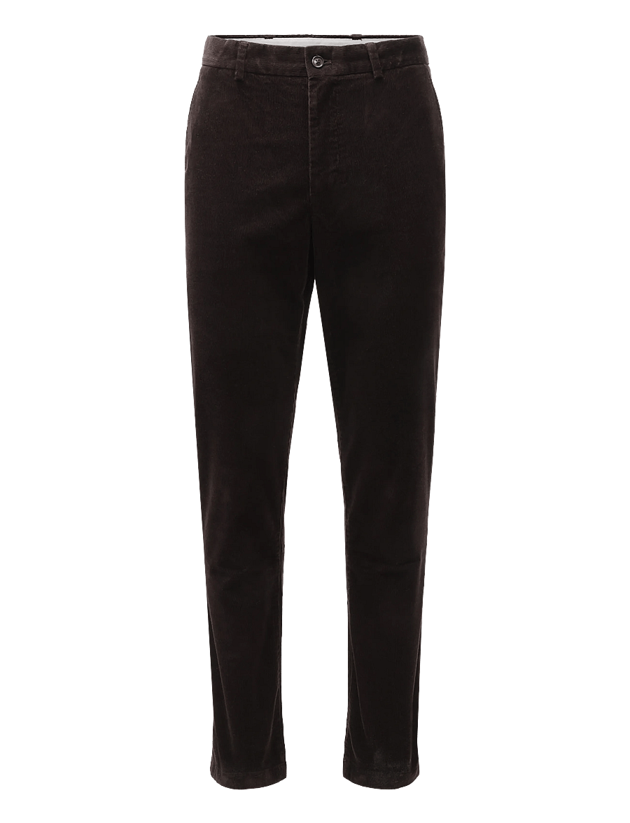 Tommy Hilfiger - DENTON FINE CORDUROY - freizeithosen - chocolate - 1