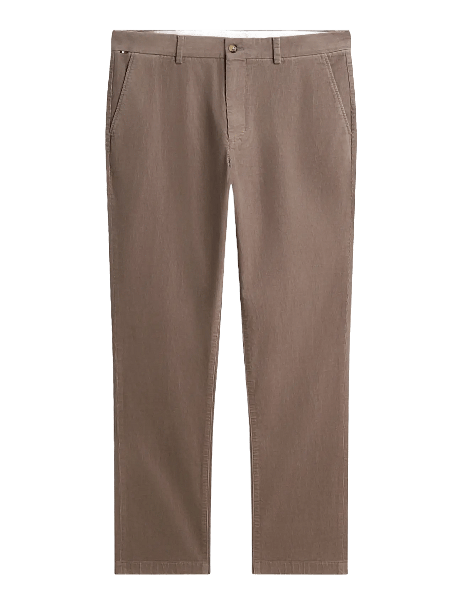 Tommy Hilfiger - DENTON FINE CORDUROY - casual byxor - coastal taupe cord - 1