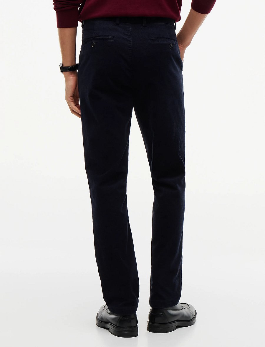 Tommy Hilfiger - DENTON FINE CORDUROY - casual trousers - navy blue - 2