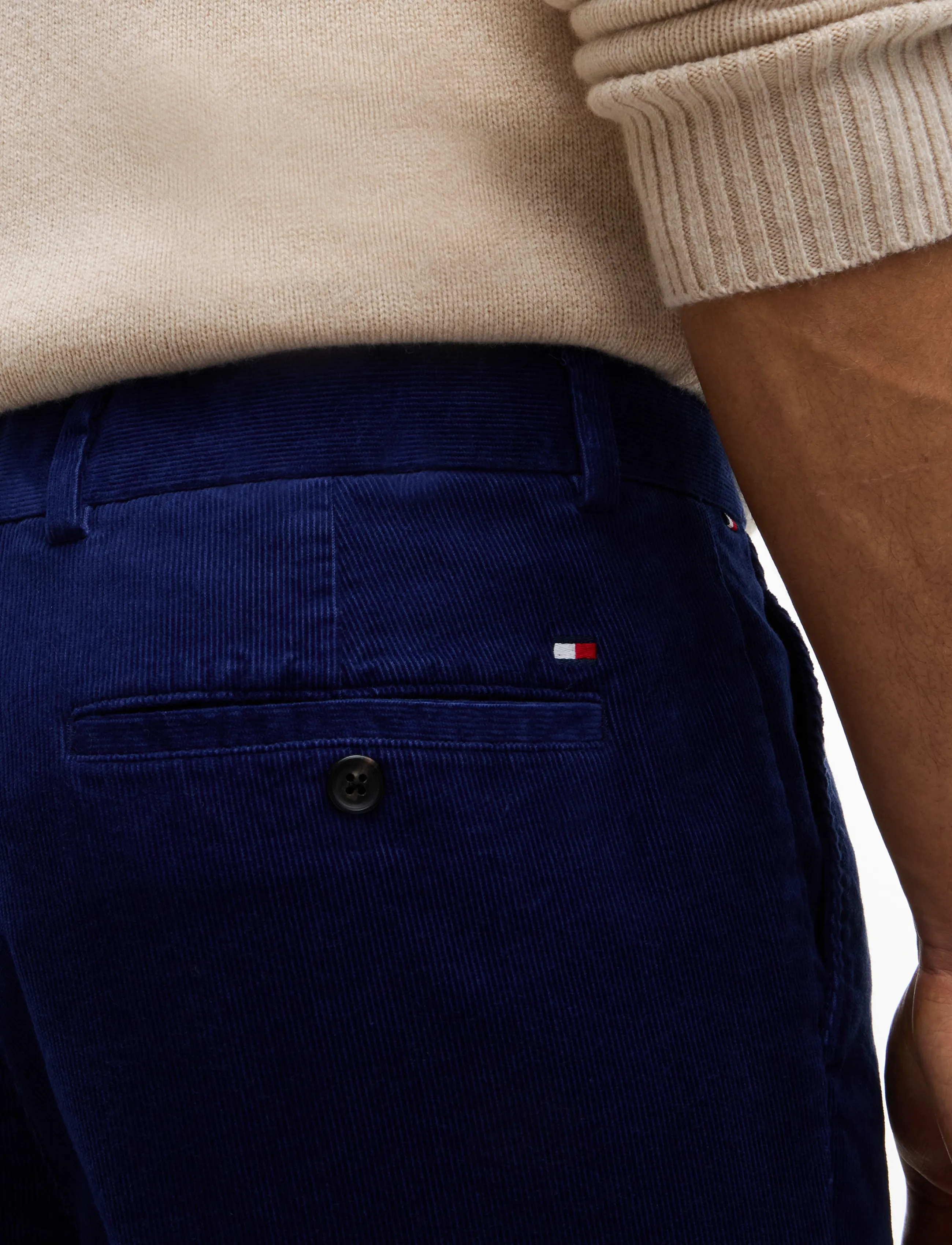 Tommy Hilfiger - DENTON FINE CORDUROY - casual bukser - navy voyage - 4