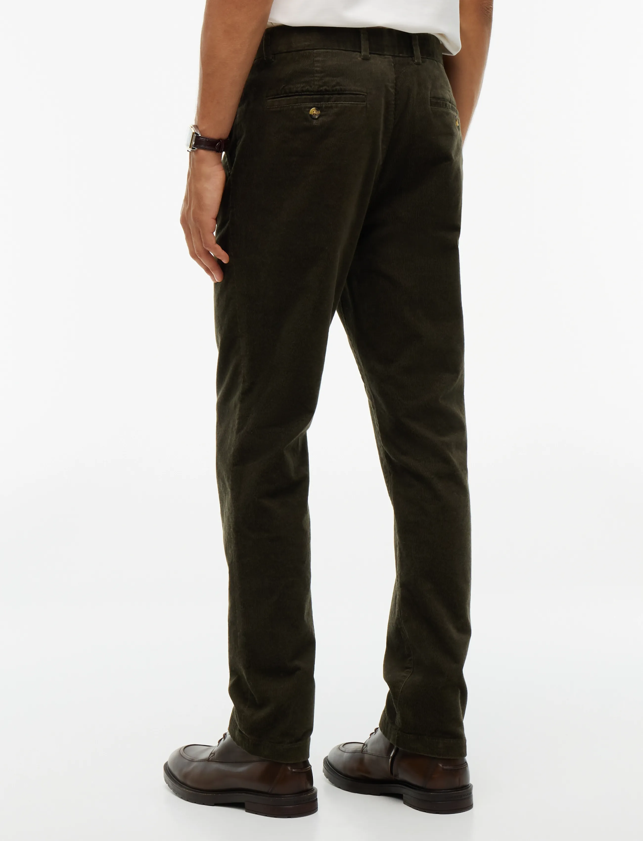 Tommy Hilfiger - DENTON FINE CORDUROY - platinum olive cord - 2