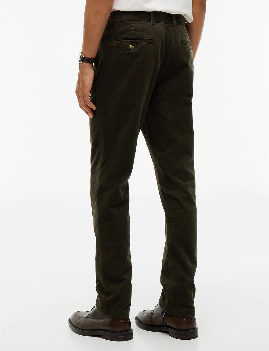 Tommy Hilfiger - DENTON FINE CORDUROY - platinum olive cord - 2