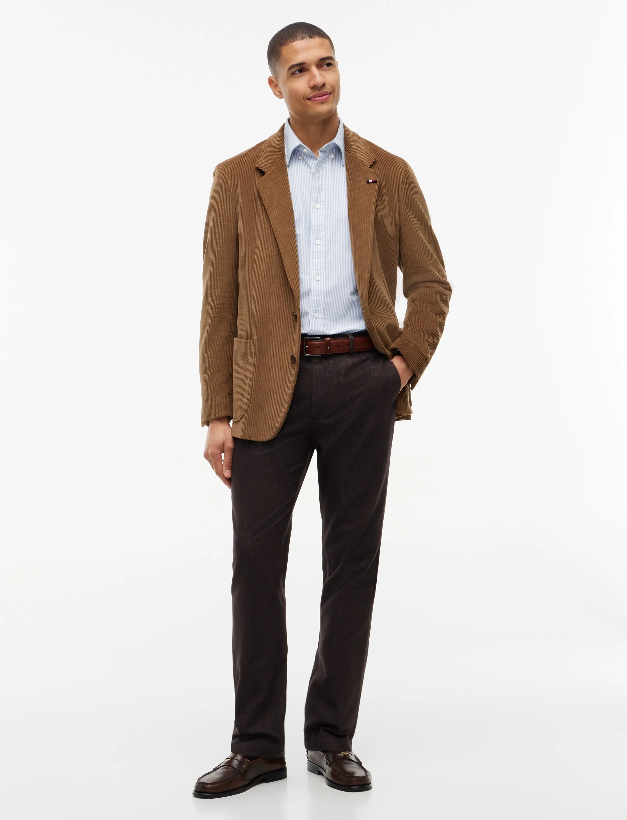 Tommy Hilfiger - DENTON BRUSHED MARL - dark coffee - 3