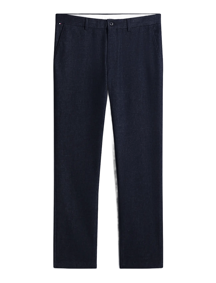 Tommy Hilfiger - DENTON BRUSHED MARL - freizeithosen - navy blue - 1