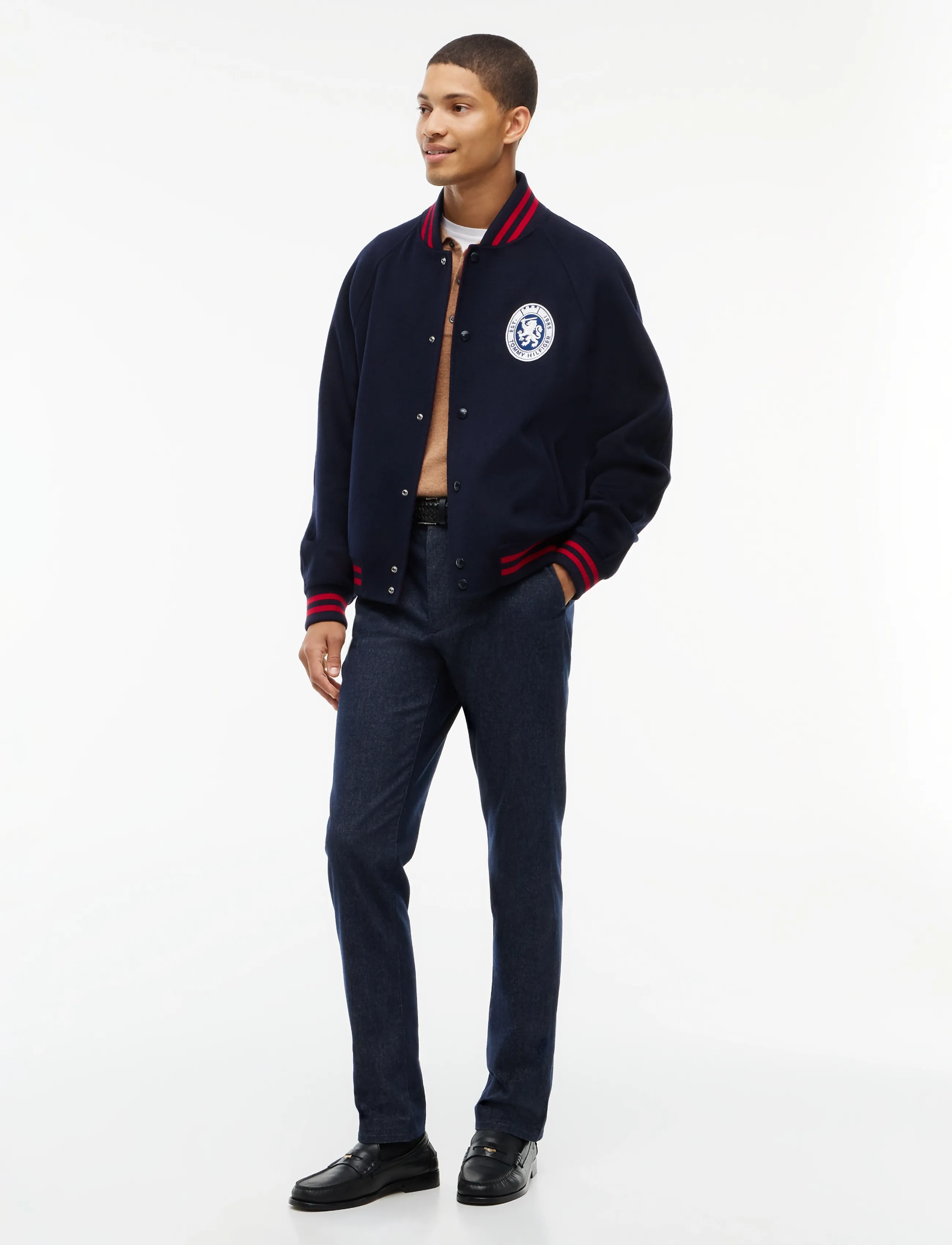 Tommy Hilfiger - DENTON BRUSHED MARL - navy blue - 3