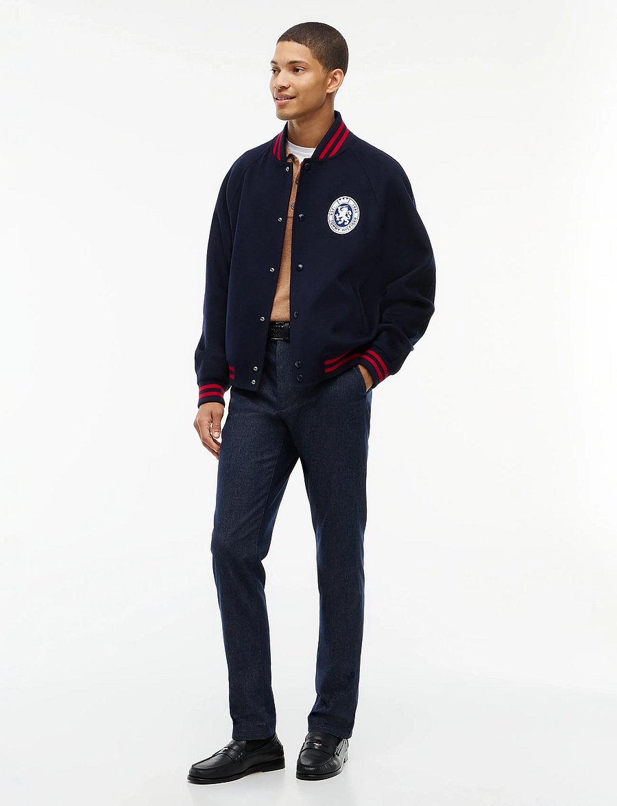 Tommy Hilfiger - DENTON BRUSHED MARL - freizeithosen - navy blue - 3