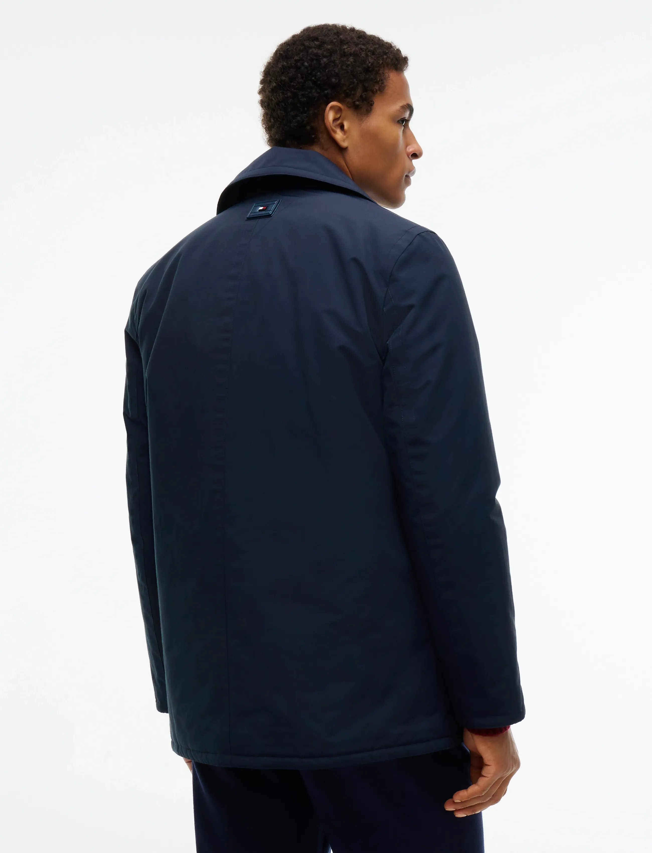 Tommy Hilfiger - NY PADDED NYLON PEACOAT - navy blue - 5