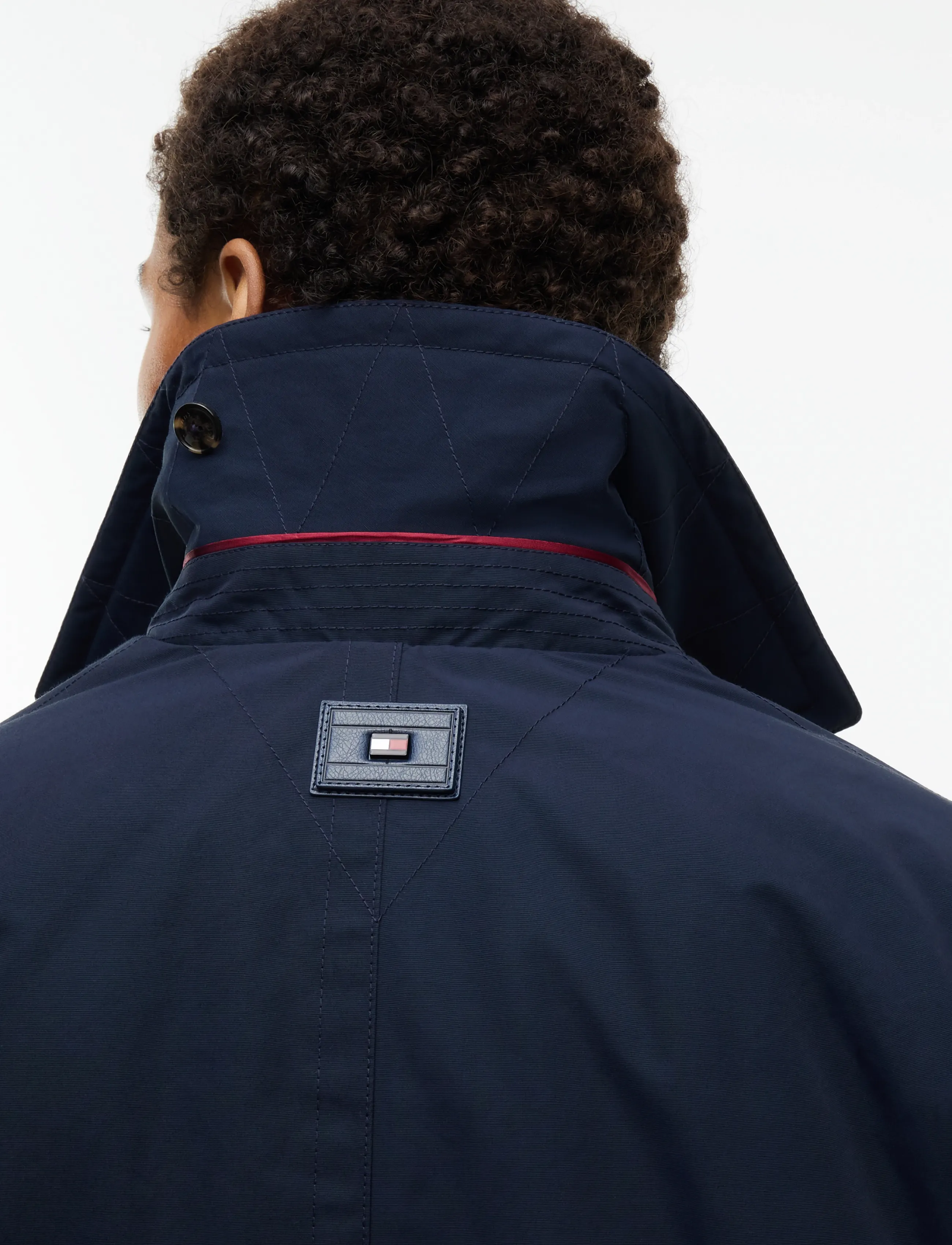 TOMMY HILFIGER Ny Padded Nylon Peacoat vinterjackor herr – bild 6