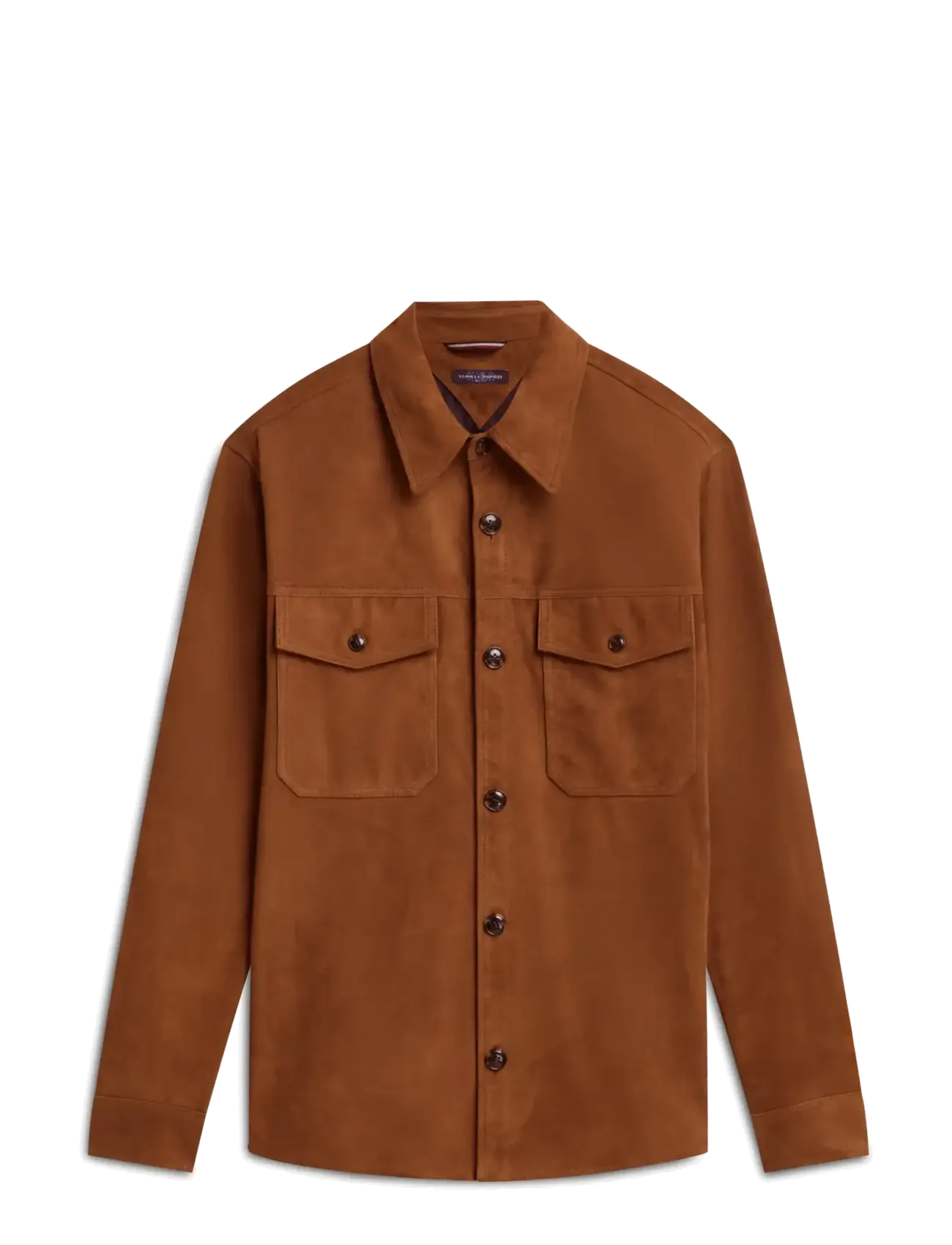 Tommy Hilfiger - NY LEATHER OVERSHIRT - timeless tawny - 1