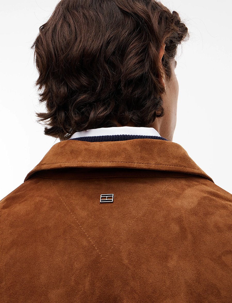 Tommy Hilfiger - NY LEATHER OVERSHIRT - timeless tawny - 5