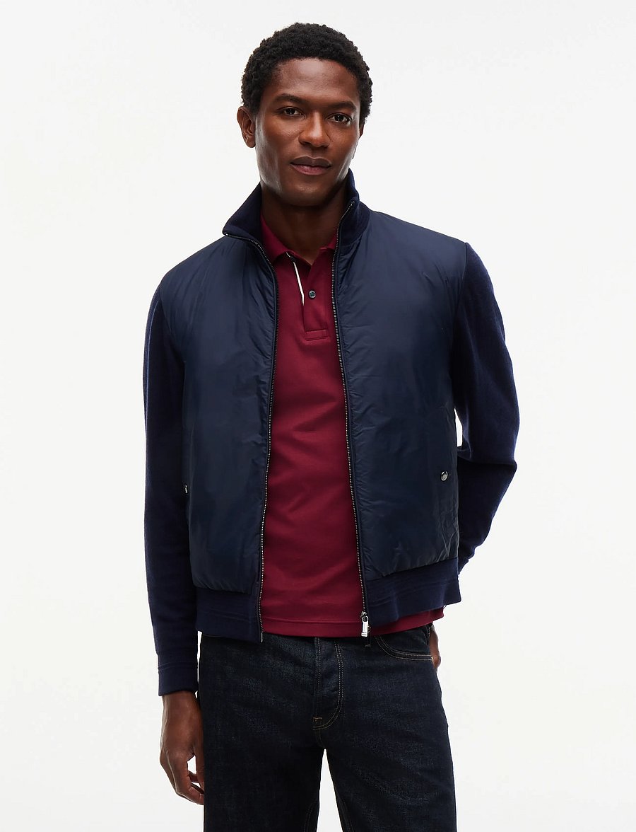 Tommy Hilfiger - NY MIXED MEDIA OTW - hybrid-jacken - navy blue - 0