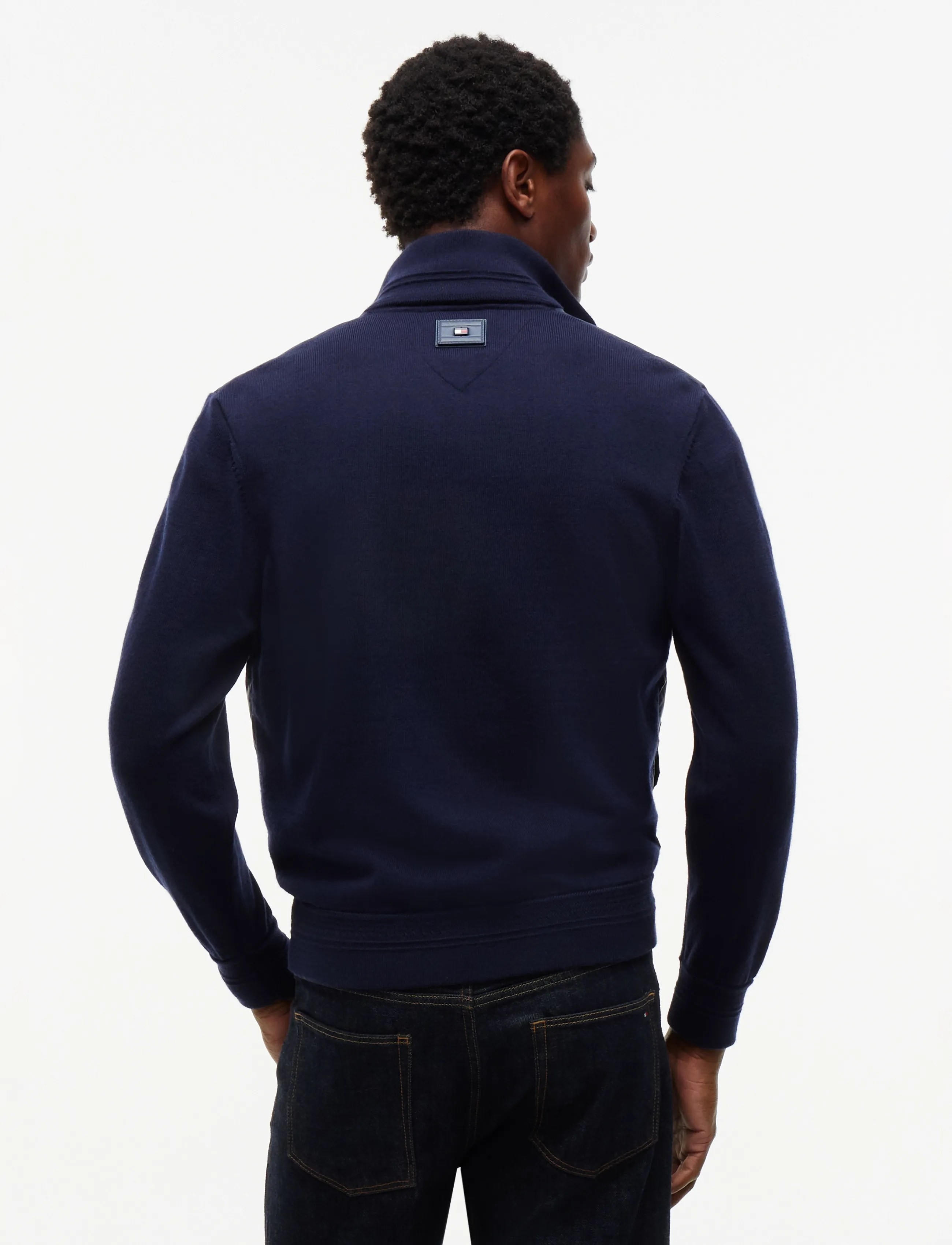 Tommy Hilfiger - NY MIXED MEDIA OTW - hybrid-jacken - navy blue - 3