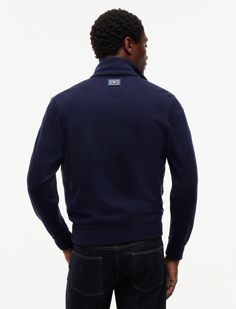 Tommy Hilfiger - NY MIXED MEDIA OTW - hybrid-jacken - navy blue - 3