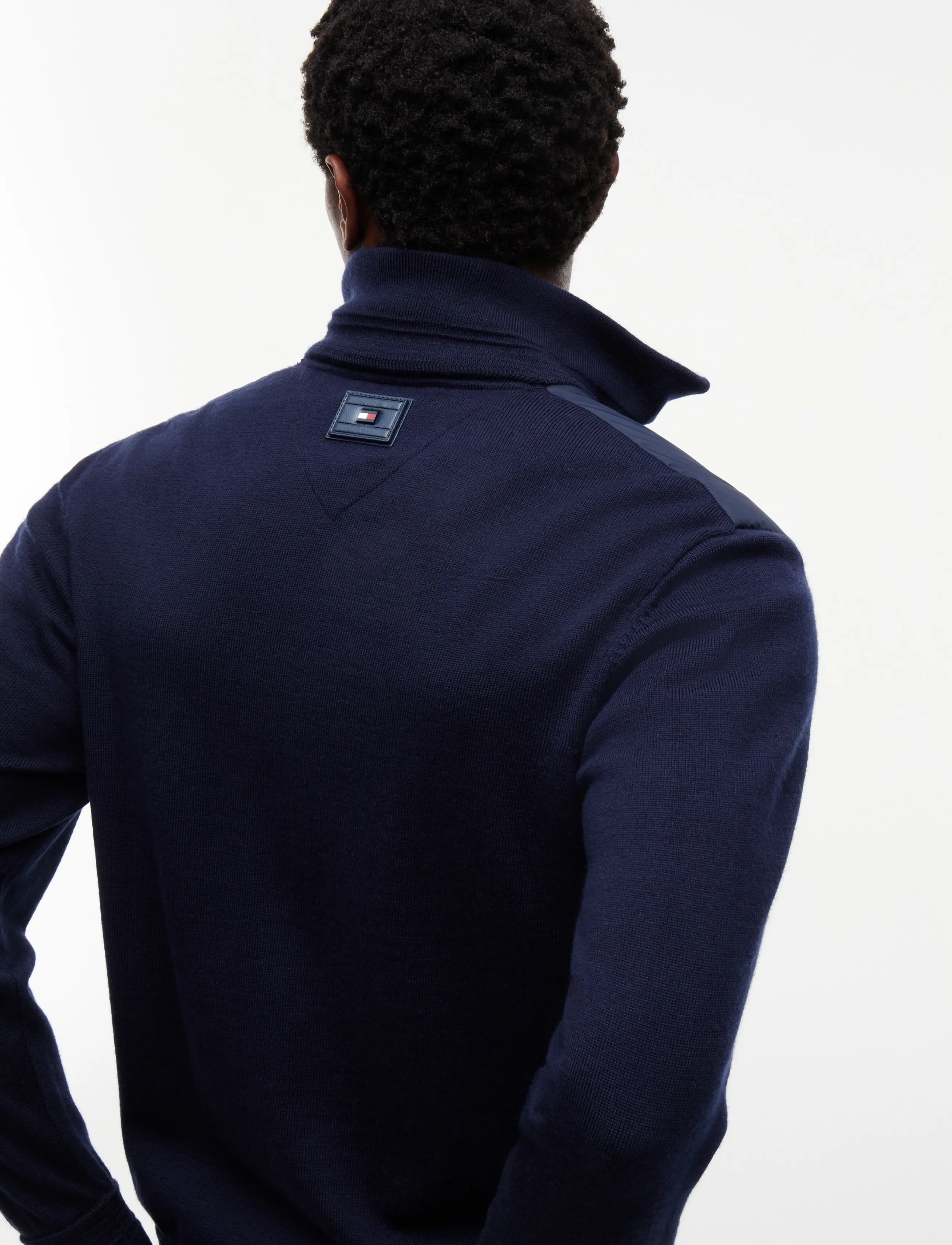 Tommy Hilfiger - NY MIXED MEDIA OTW - hybrid-jacken - navy blue - 4