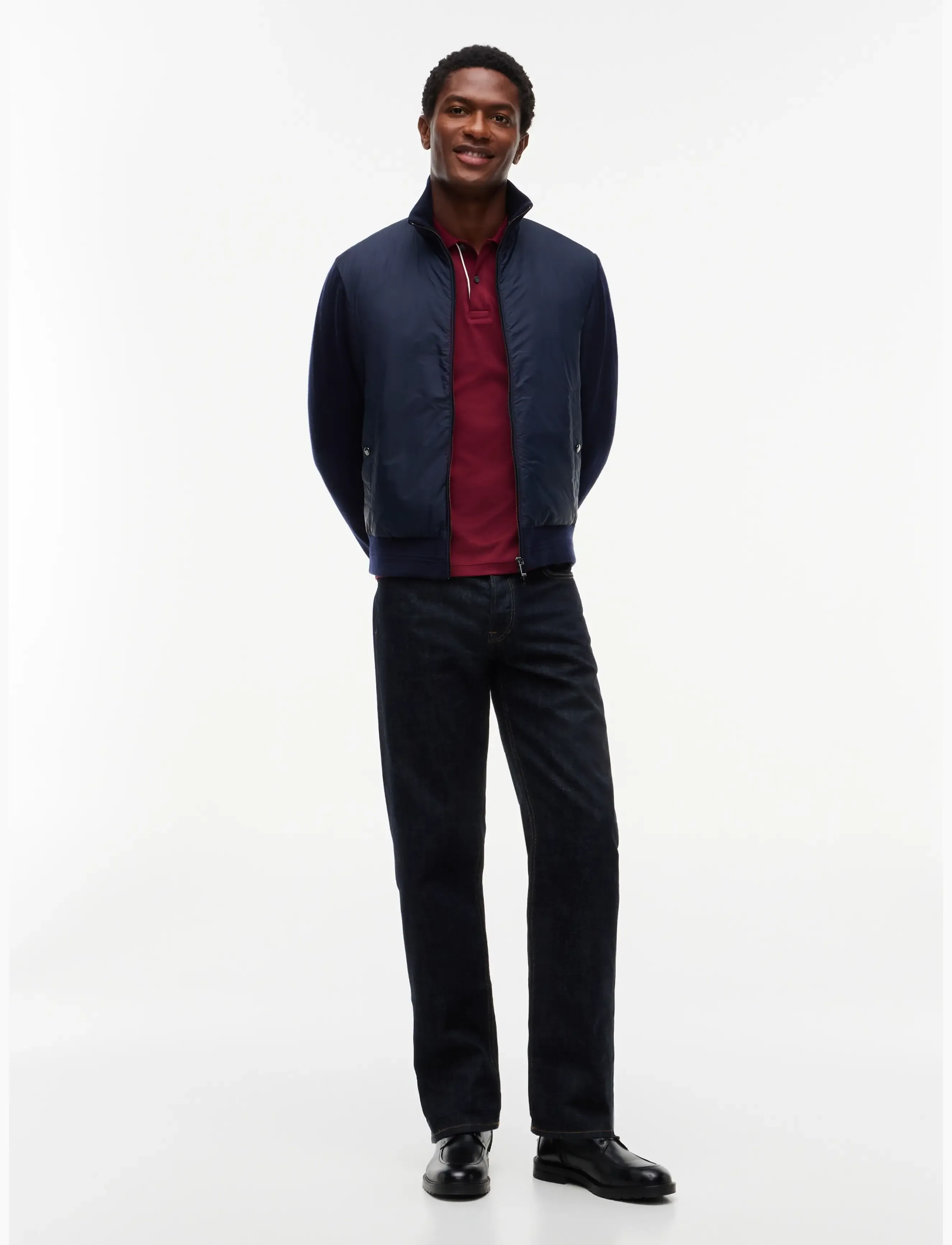 Tommy Hilfiger - NY MIXED MEDIA OTW - hybrid-jacken - navy blue - 5