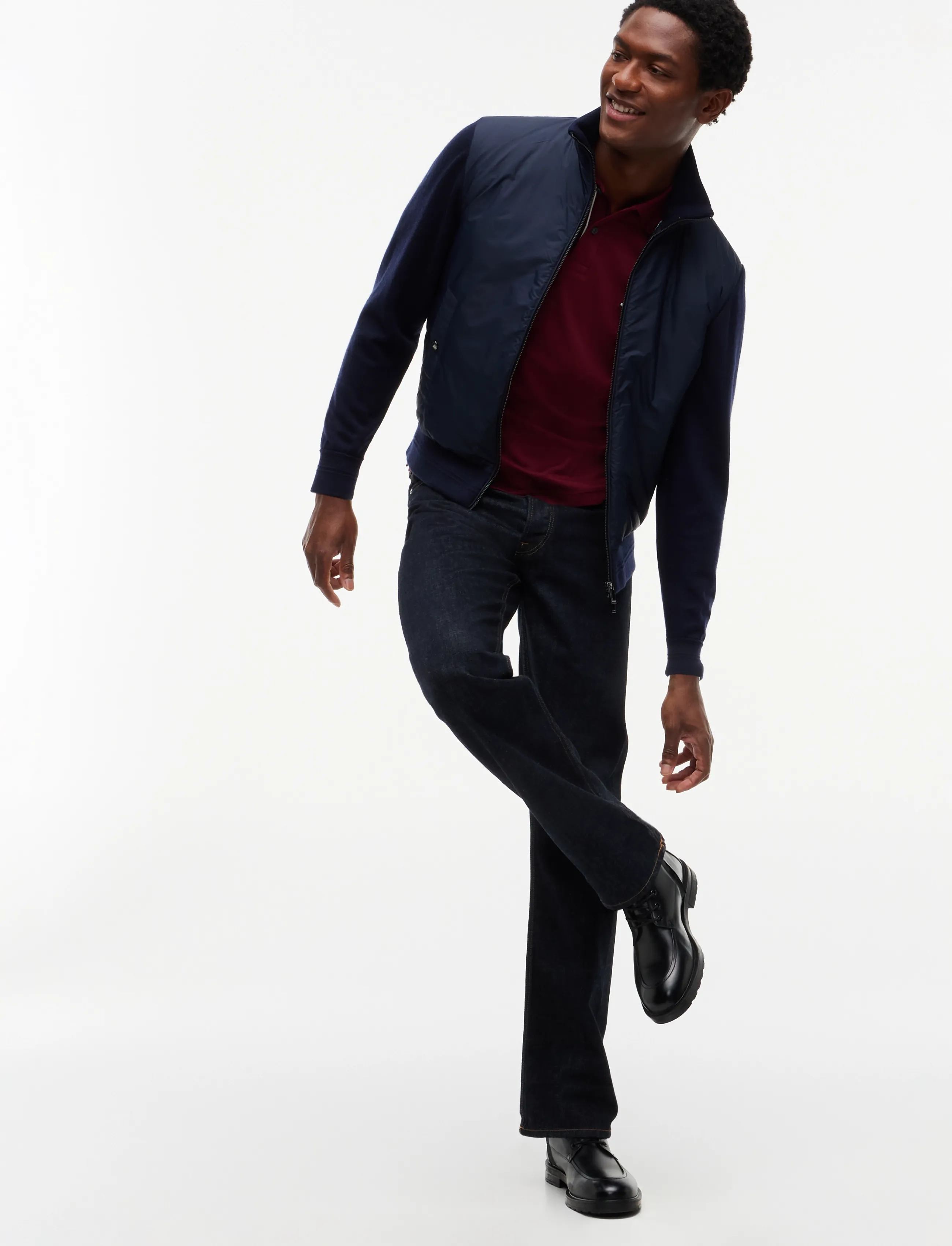 TOMMY HILFIGER Ny Mixed Media Otw jackor herr – bild 6