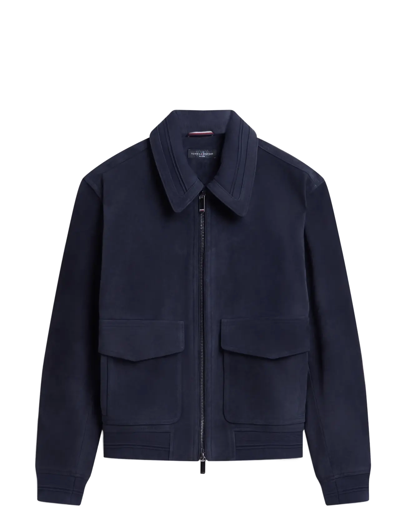 Tommy Hilfiger NY LEATHER JACKET - Jacken - NAVY BLUE / navy