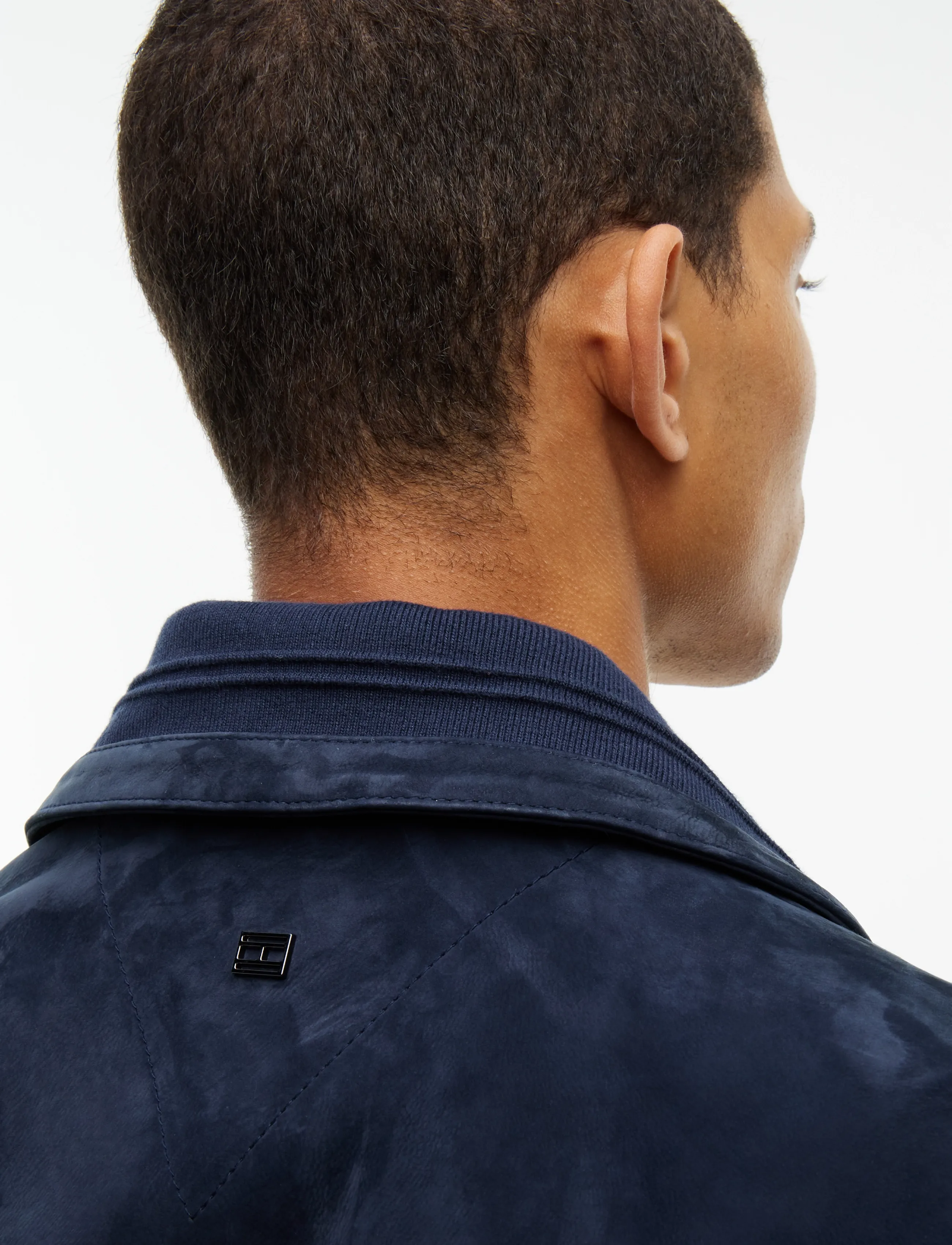 Tommy Hilfiger - NY LEATHER JACKET - bomber stila virsjakas - navy blue - 4