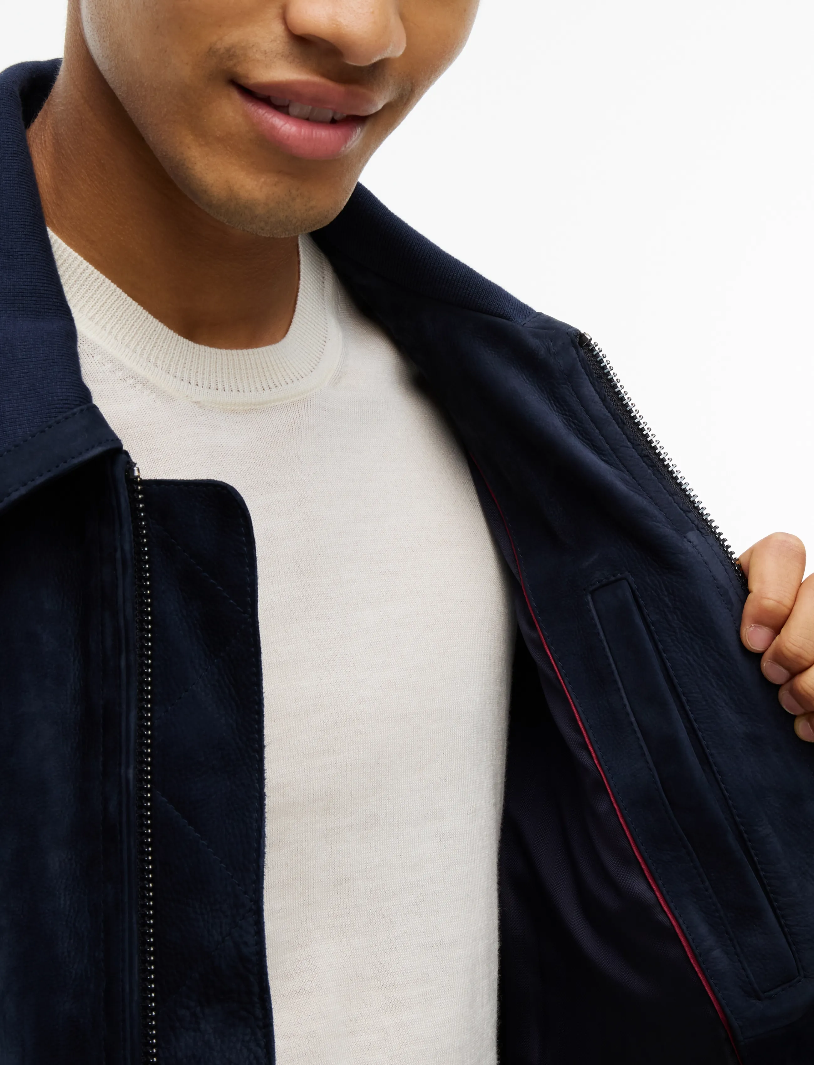 TOMMY HILFIGER Ny Leather Jacket jackor herr – bild 5