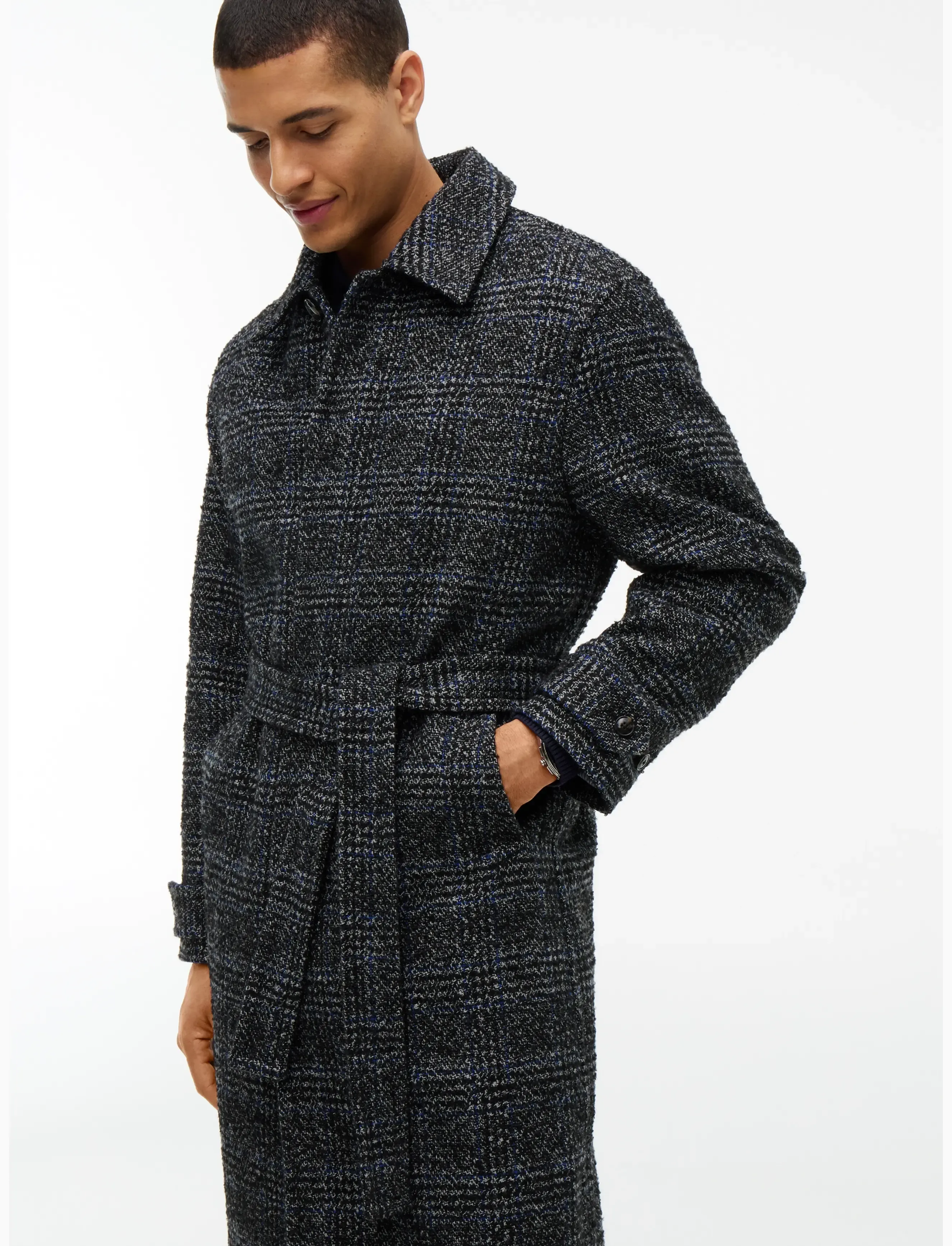 TOMMY HILFIGER Ny Check Overcoat kappor & rockar herr – bild 2