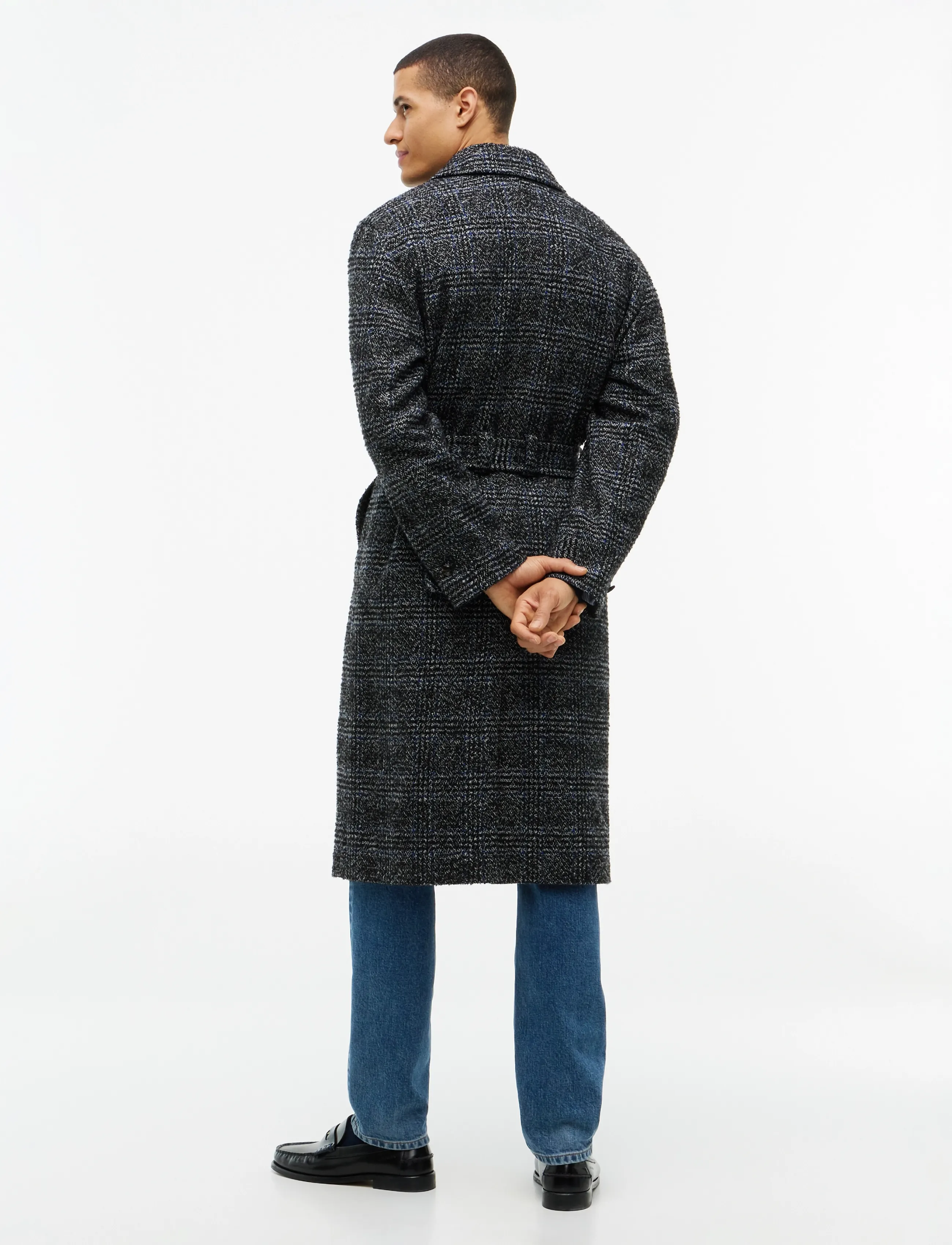 TOMMY HILFIGER Ny Check Overcoat kappor & rockar herr – bild 5