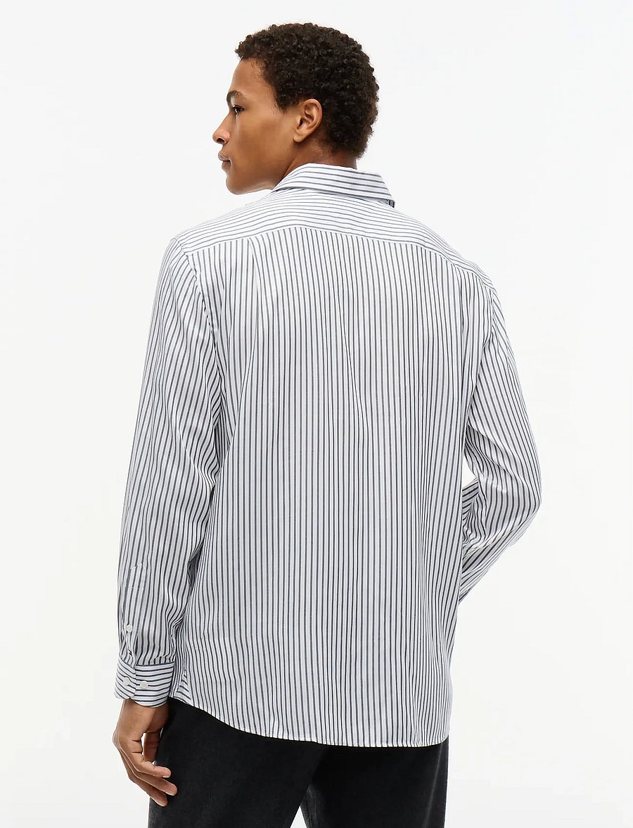 Tommy Hilfiger - NY FESTIVE SILK SHIRT - gestreifte hemden - navy blue white - 2