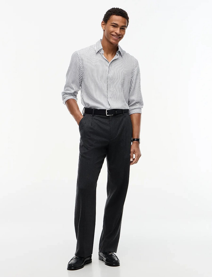 Tommy Hilfiger - NY FESTIVE SILK SHIRT - gestreifte hemden - navy blue white - 4