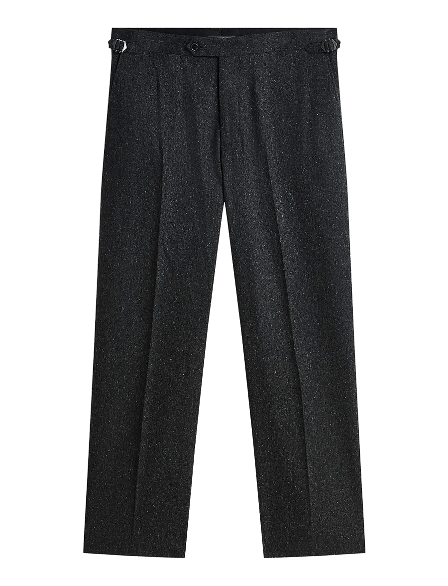 Tommy Hilfiger - NY DONEGAL PANTS - dark grey heather - 1
