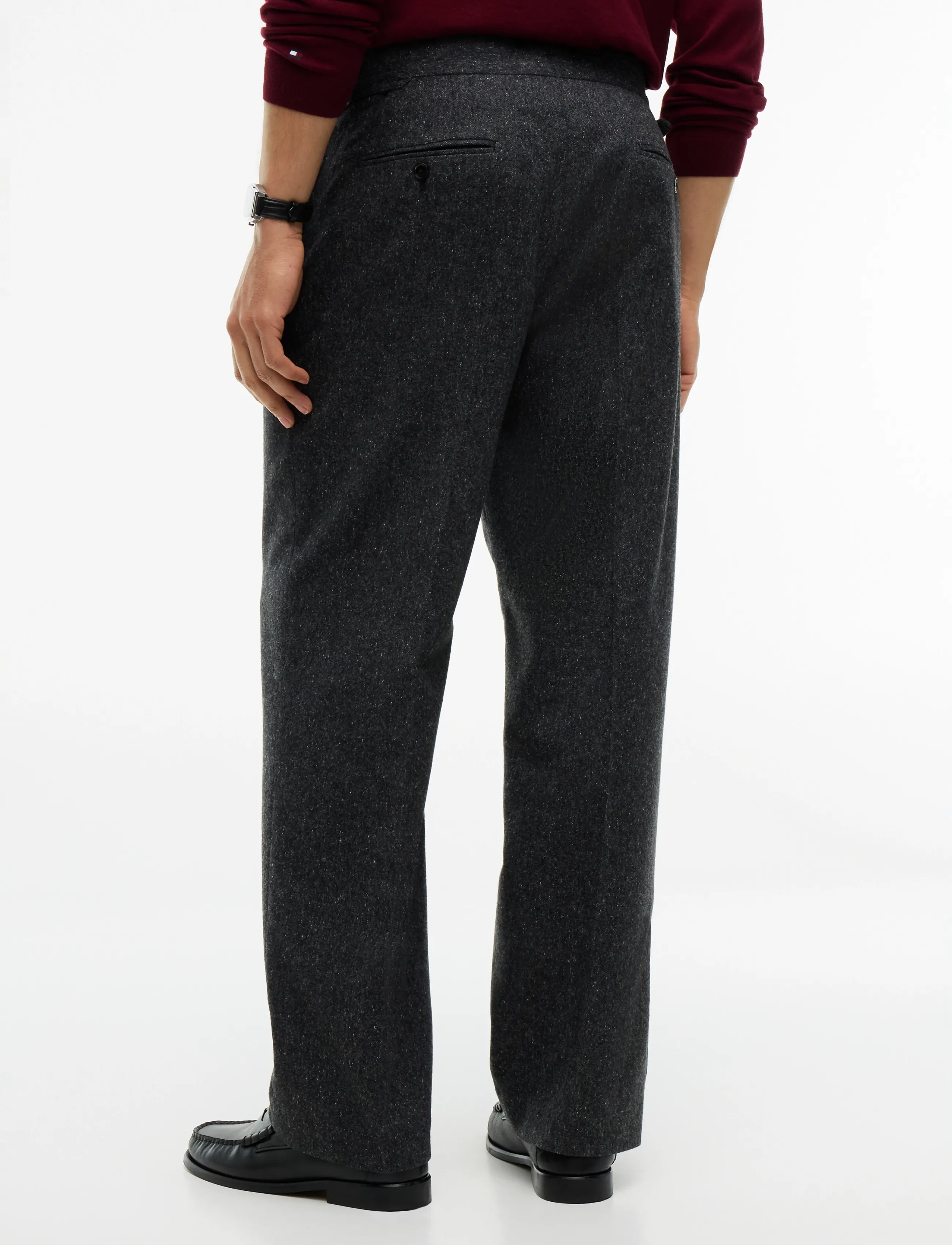 Tommy Hilfiger - NY DONEGAL PANTS - dark grey heather - 2