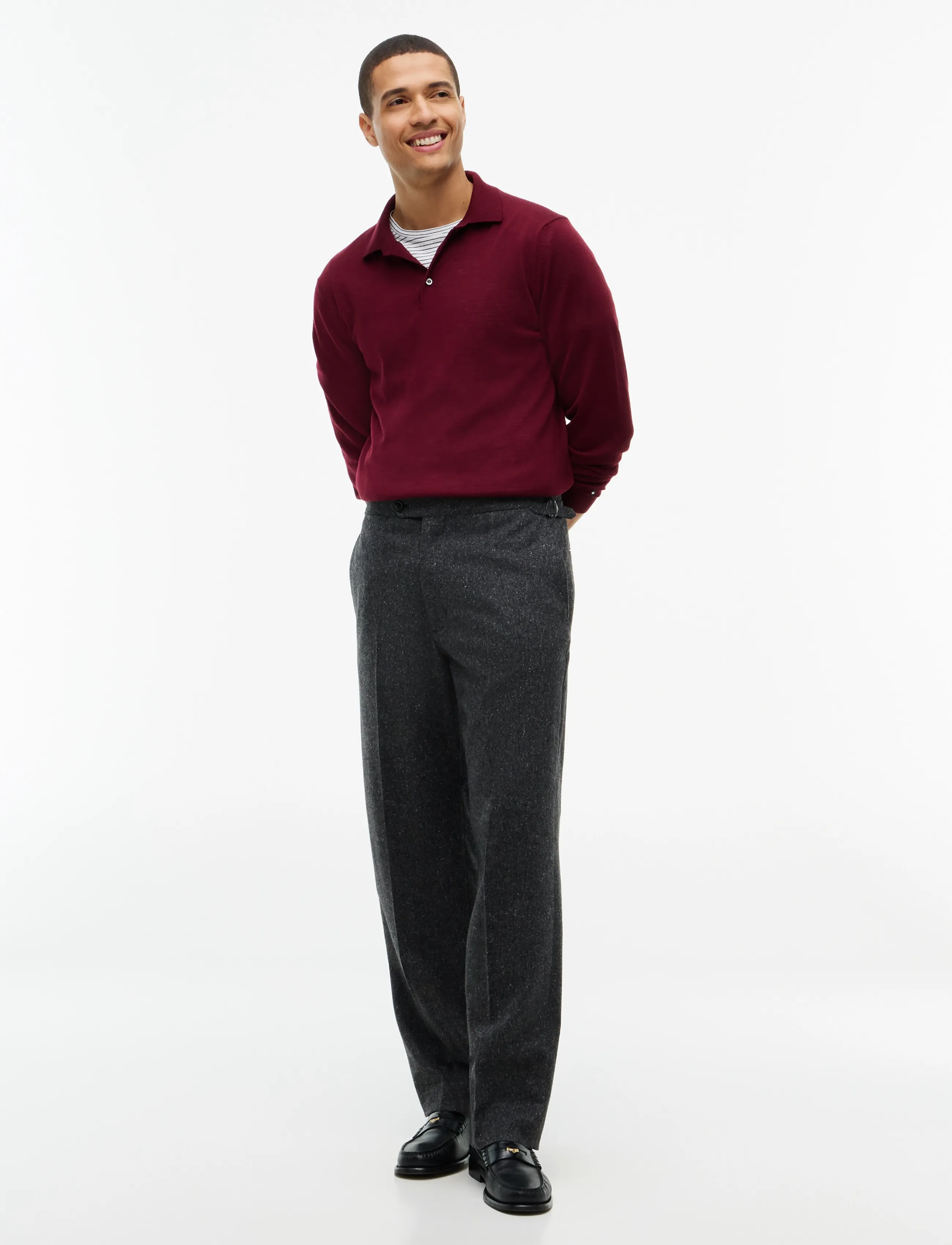 Tommy Hilfiger - NY DONEGAL PANTS - dark grey heather - 3