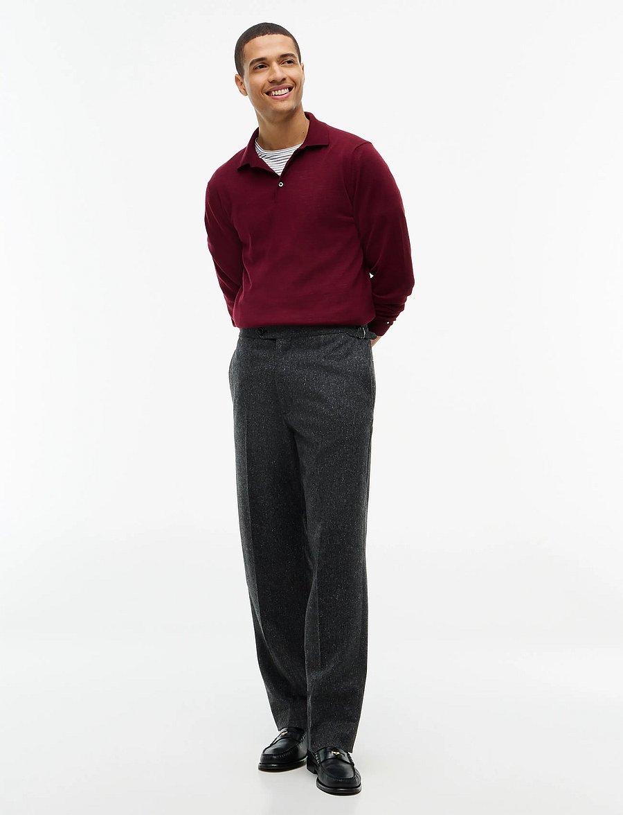 Tommy Hilfiger - NY DONEGAL PANTS - dark grey heather - 3