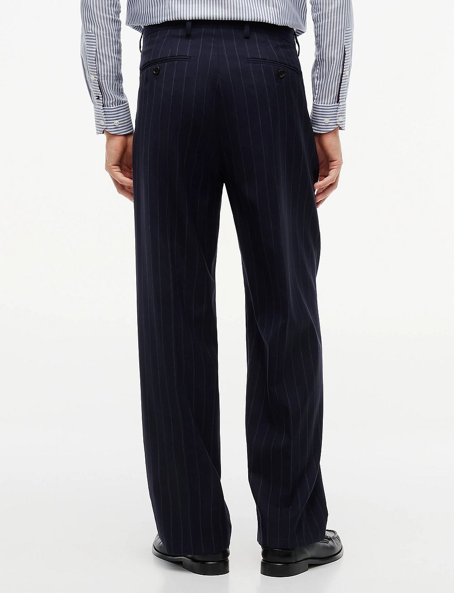 Tommy Hilfiger - NY PINSTRIPE PANTS - navy blue white - 2