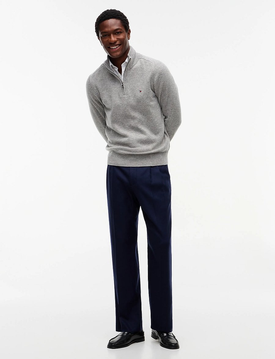 Tommy Hilfiger - NY FLANNEL PANTS - navy blue - 3