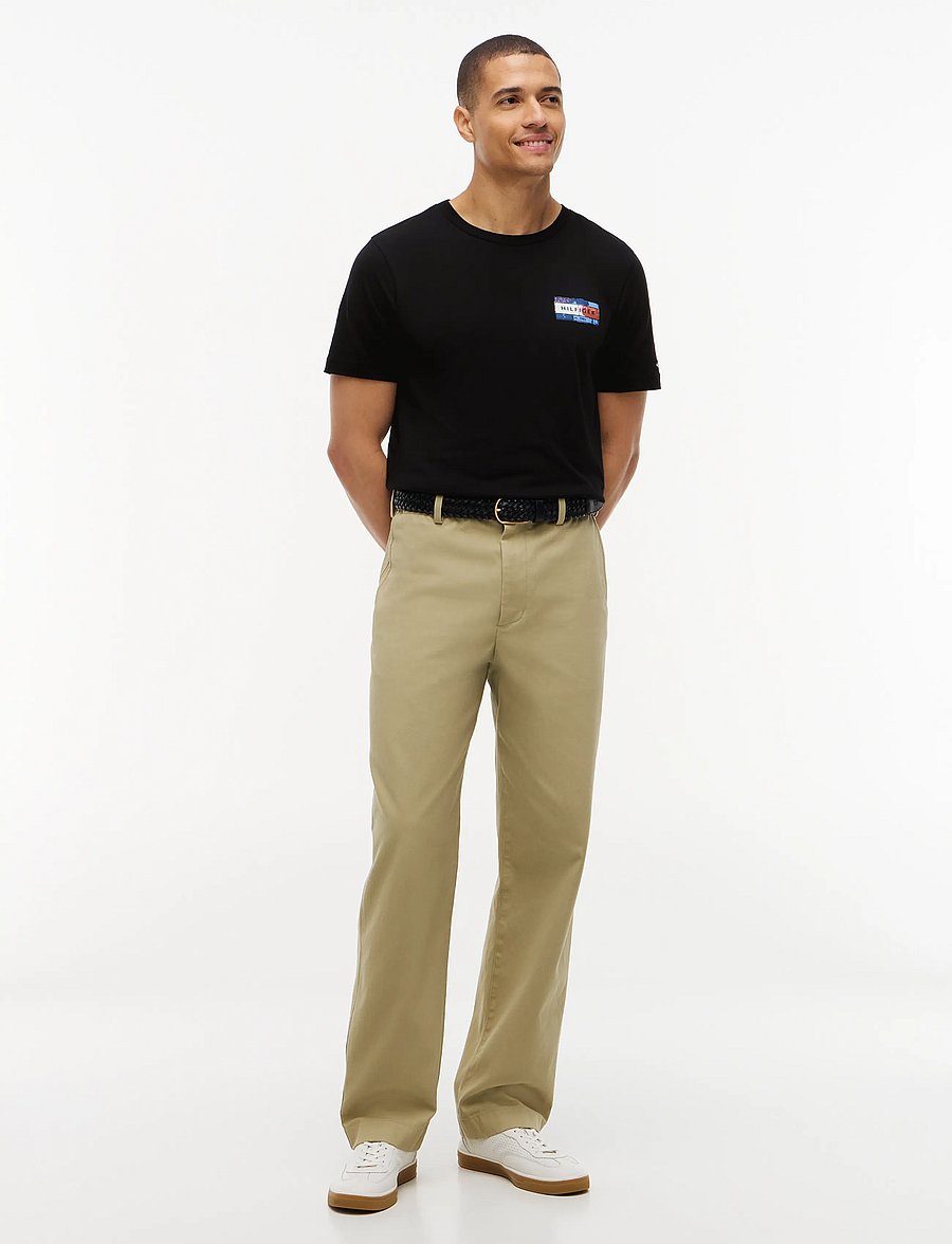 Tommy Hilfiger - BRAND LOVE BACK FLAG GRAPHIC TEE - kortærmede t-shirts - black - 4