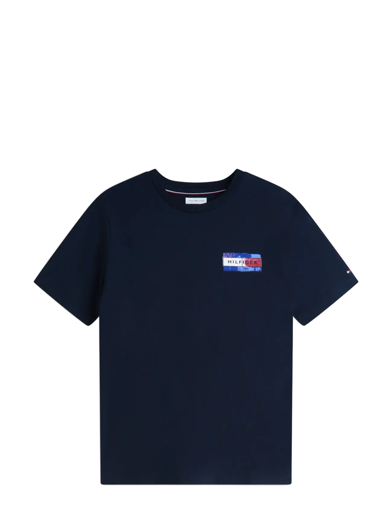 Tommy Hilfiger - BRAND LOVE BACK FLAG GRAPHIC TEE - navy blue - 1