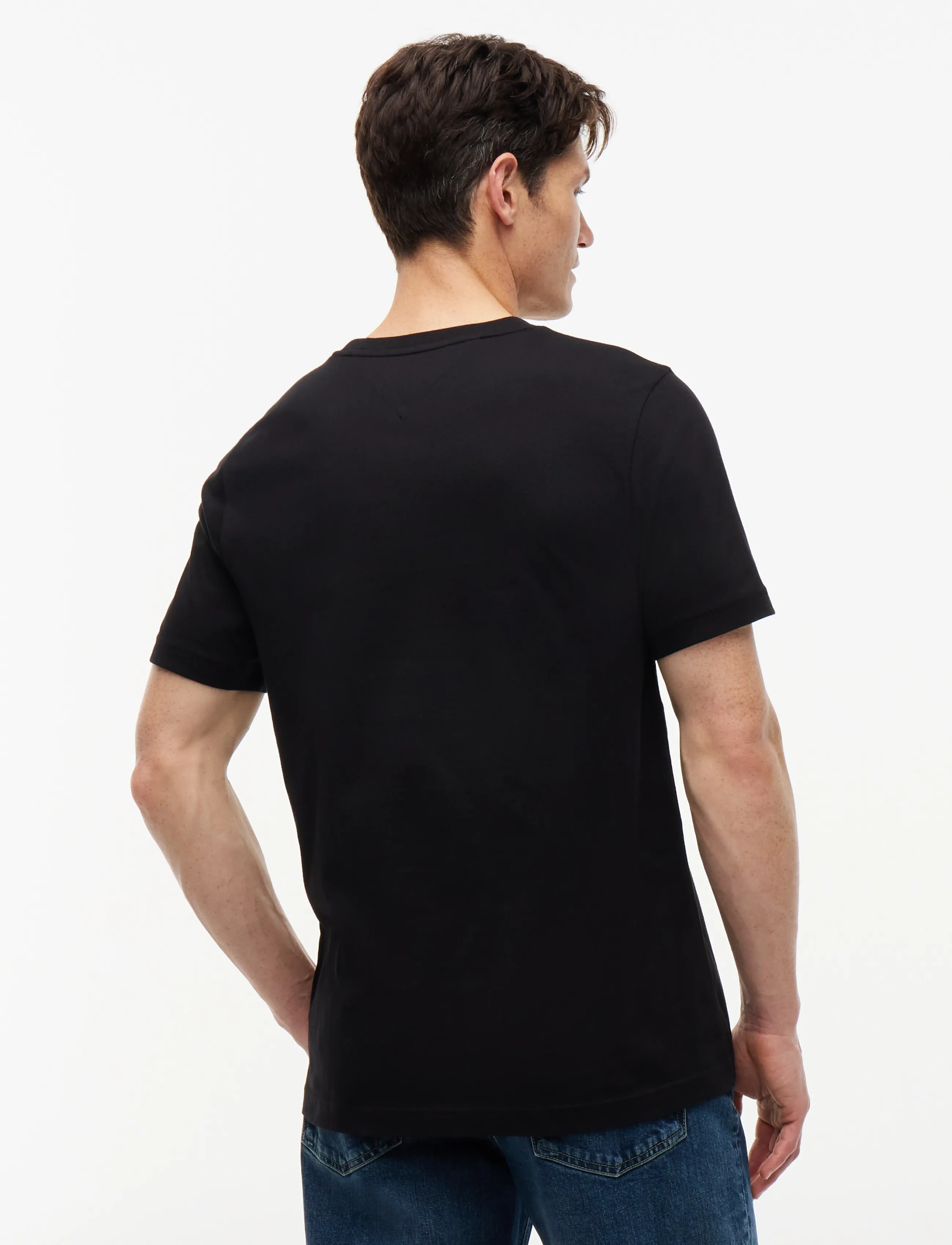 Tommy Hilfiger - BRAND LOVE STACK TEE - lühikeste varrukatega t-särgid - black - 2