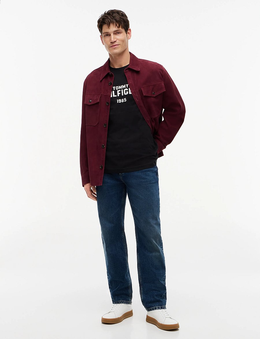 Tommy Hilfiger - BRAND LOVE STACK TEE - lühikeste varrukatega t-särgid - black - 4