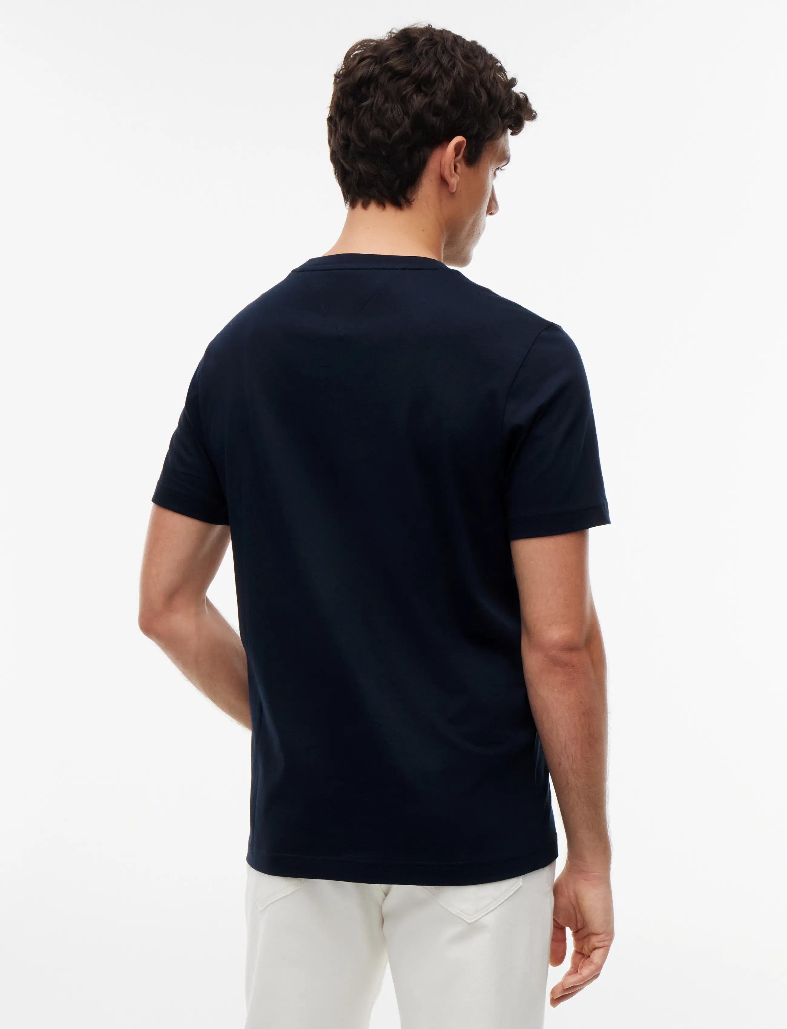 Tommy Hilfiger - BRAND LOVE STACK TEE - lühikeste varrukatega t-särgid - navy blue - 2
