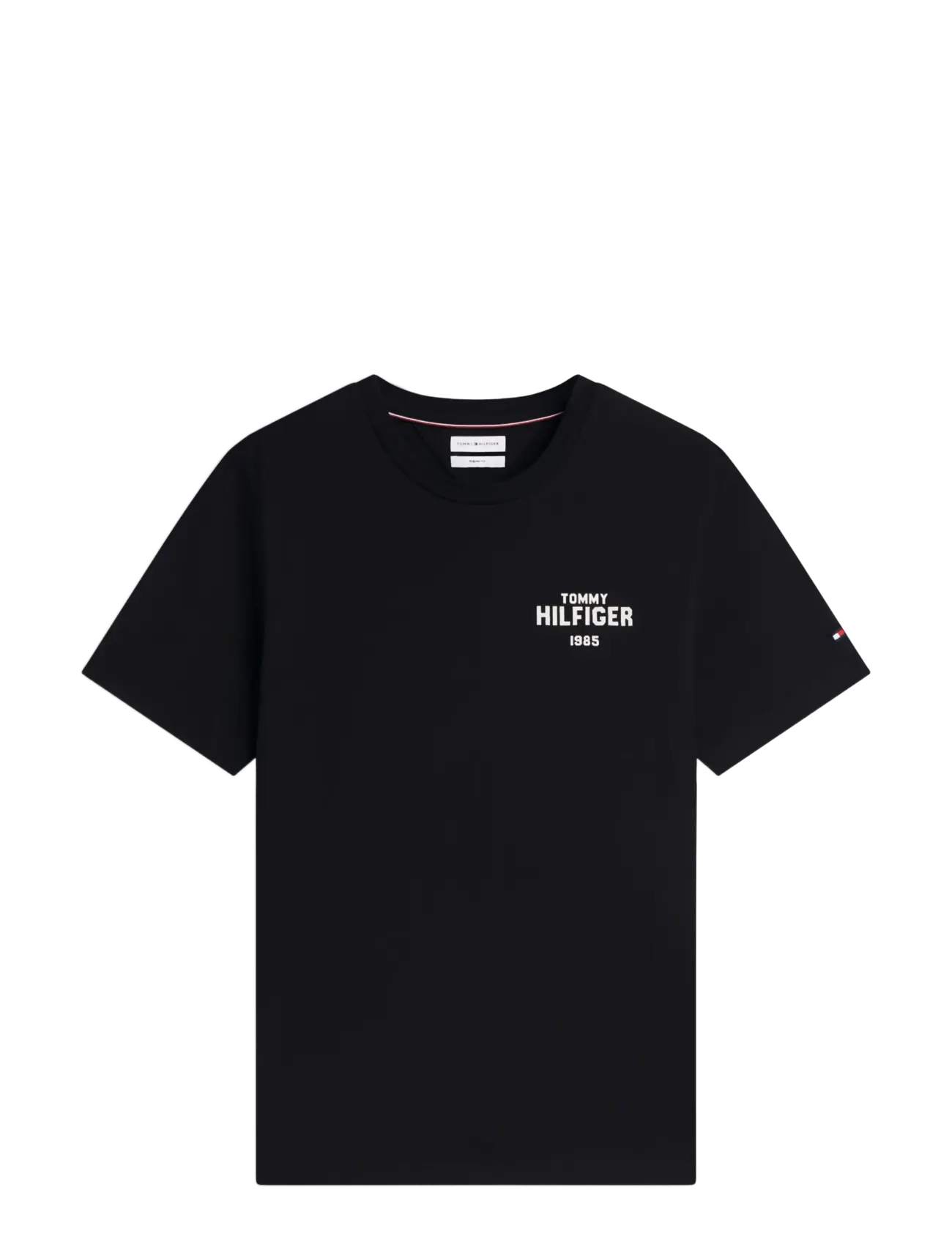 Tommy Hilfiger - HILFIGER 1985 GRAPHIC TEE - lühikeste varrukatega t-särgid - black - 1