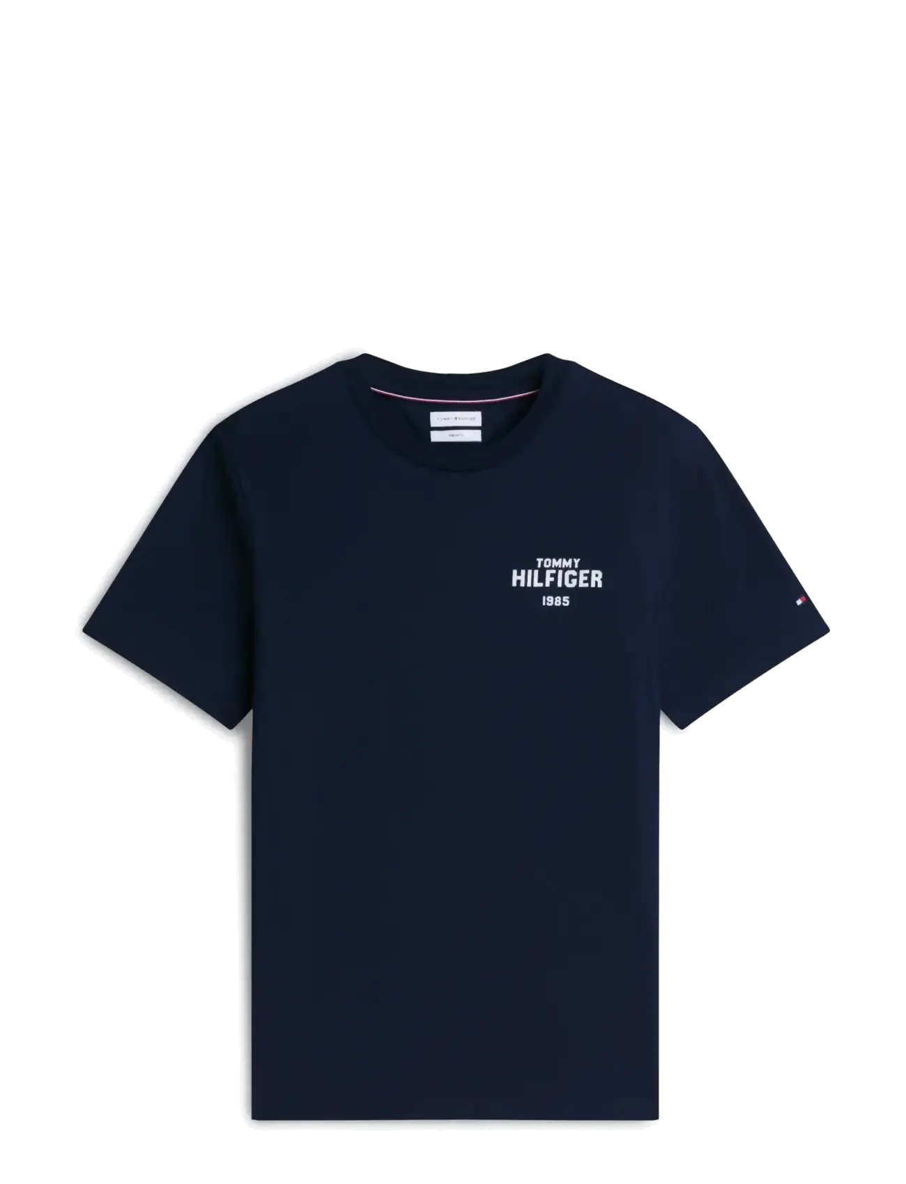 Tommy Hilfiger - HILFIGER 1985 GRAPHIC TEE - kurzärmelige t-shirts - navy blue - 1