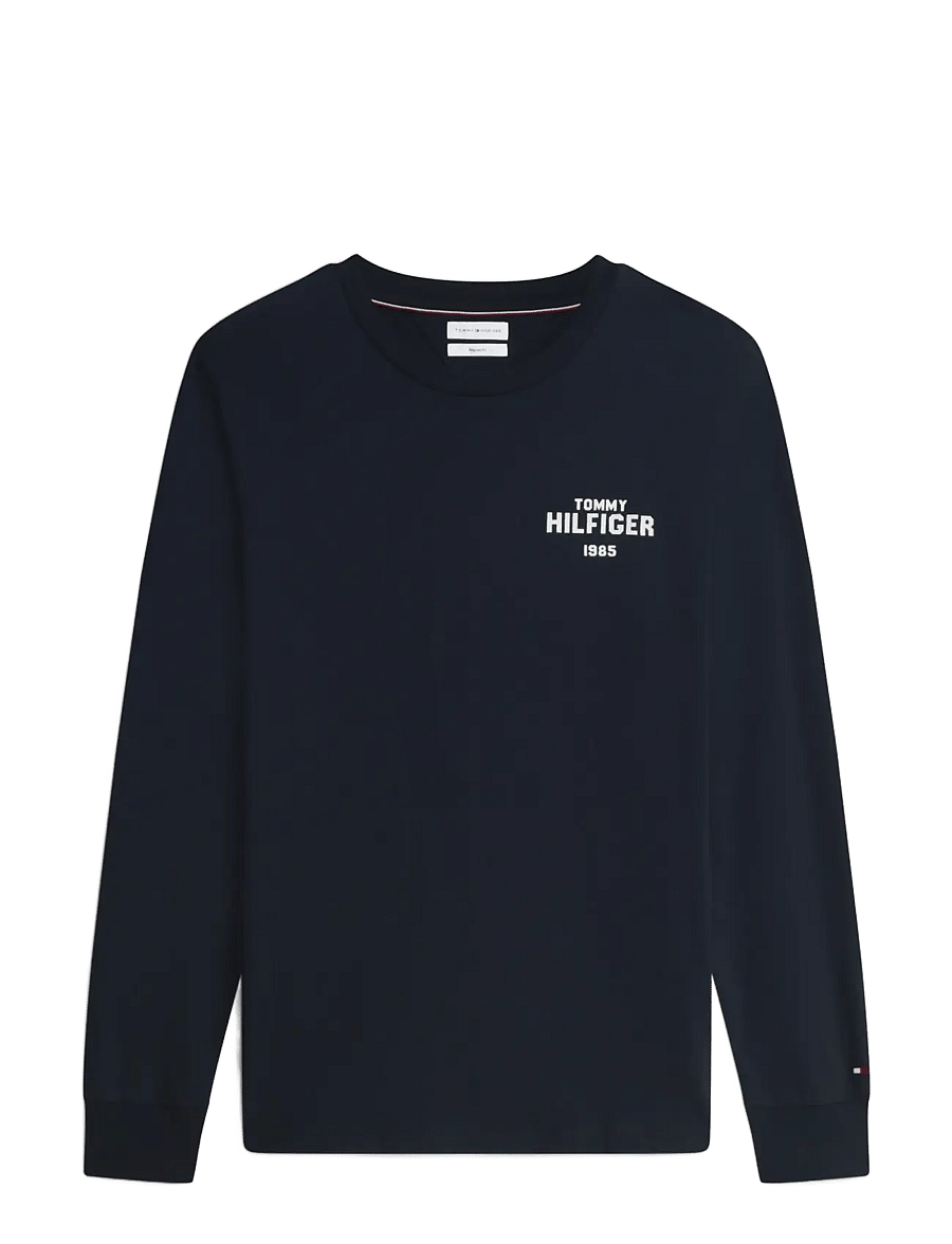 Tommy Hilfiger - HILFIGER 1985 GRAPHIC LS TEE - navy blue - 1
