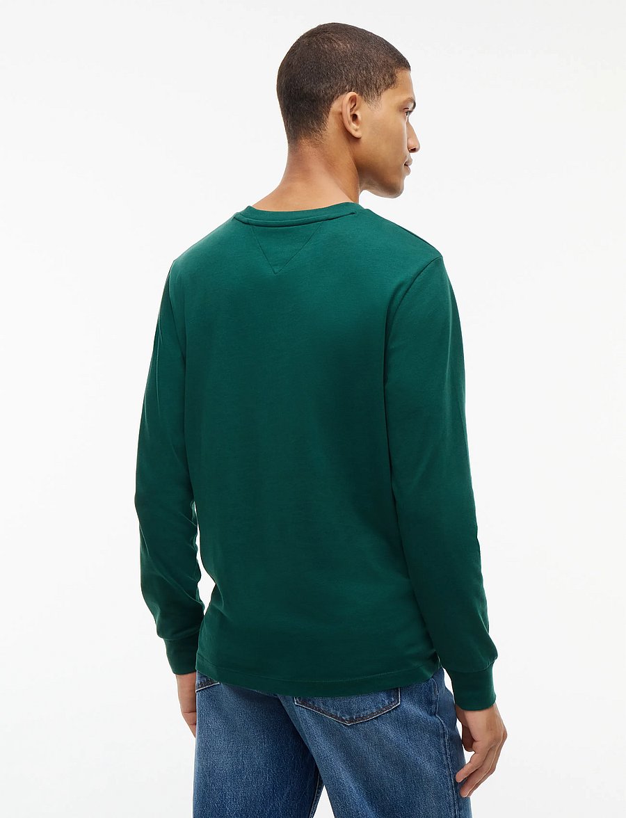 Tommy Hilfiger - HILFIGER 1985 GRAPHIC LS TEE - langærmede t-shirts - ornamental green - 2
