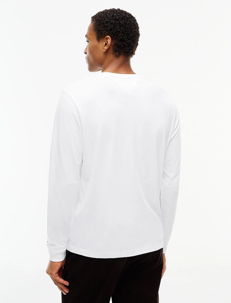 Tommy Hilfiger - HILFIGER 1985 GRAPHIC LS TEE - langærmede t-shirts - white - 2
